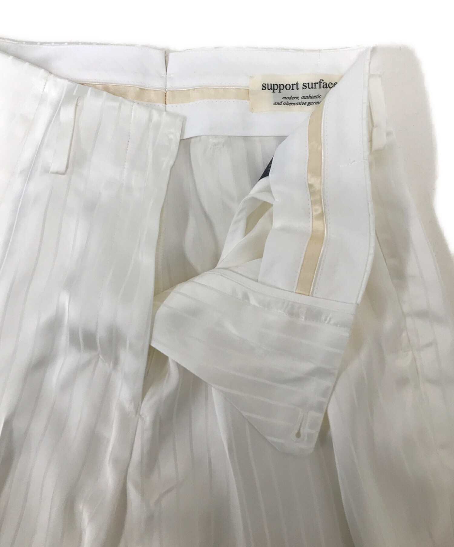 中古・古着通販】support surface (サポートサーフェス) ワンタック  