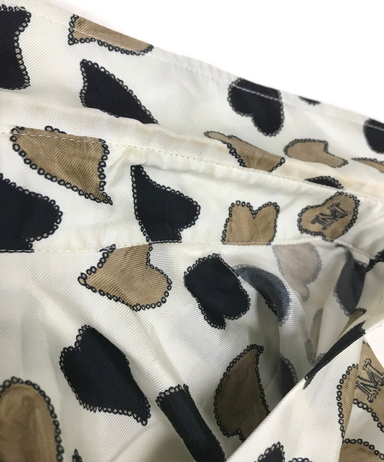 中古・古着通販】MaxMara (マックスマーラ) ハートプリントダブル 