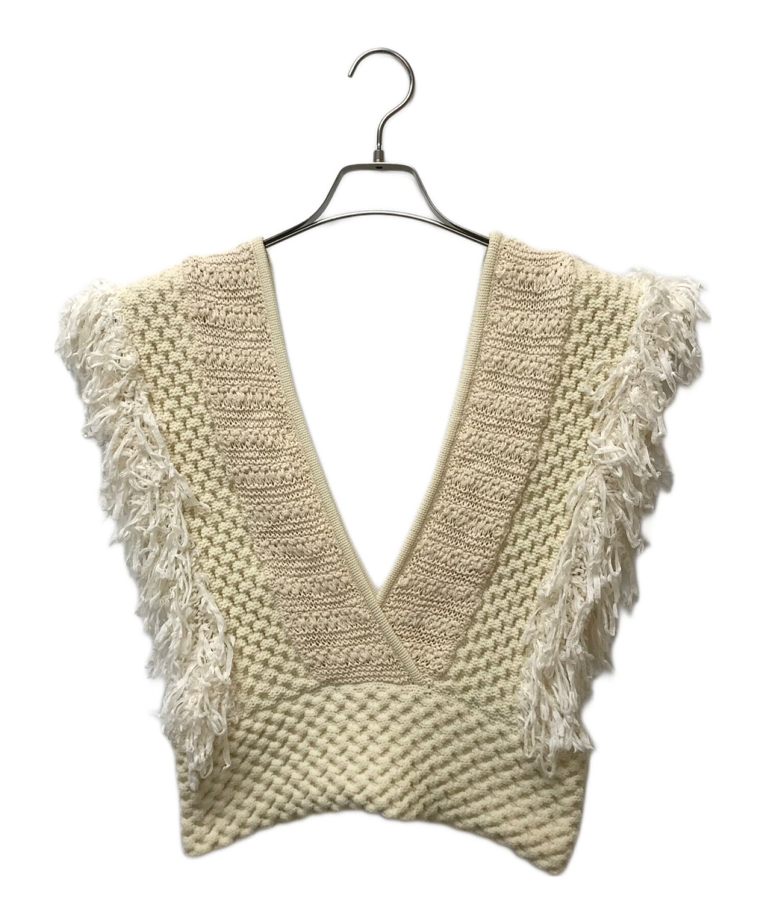 LEINWANDE ラインヴァンド Patchwork Fringe Top 【公式通販】