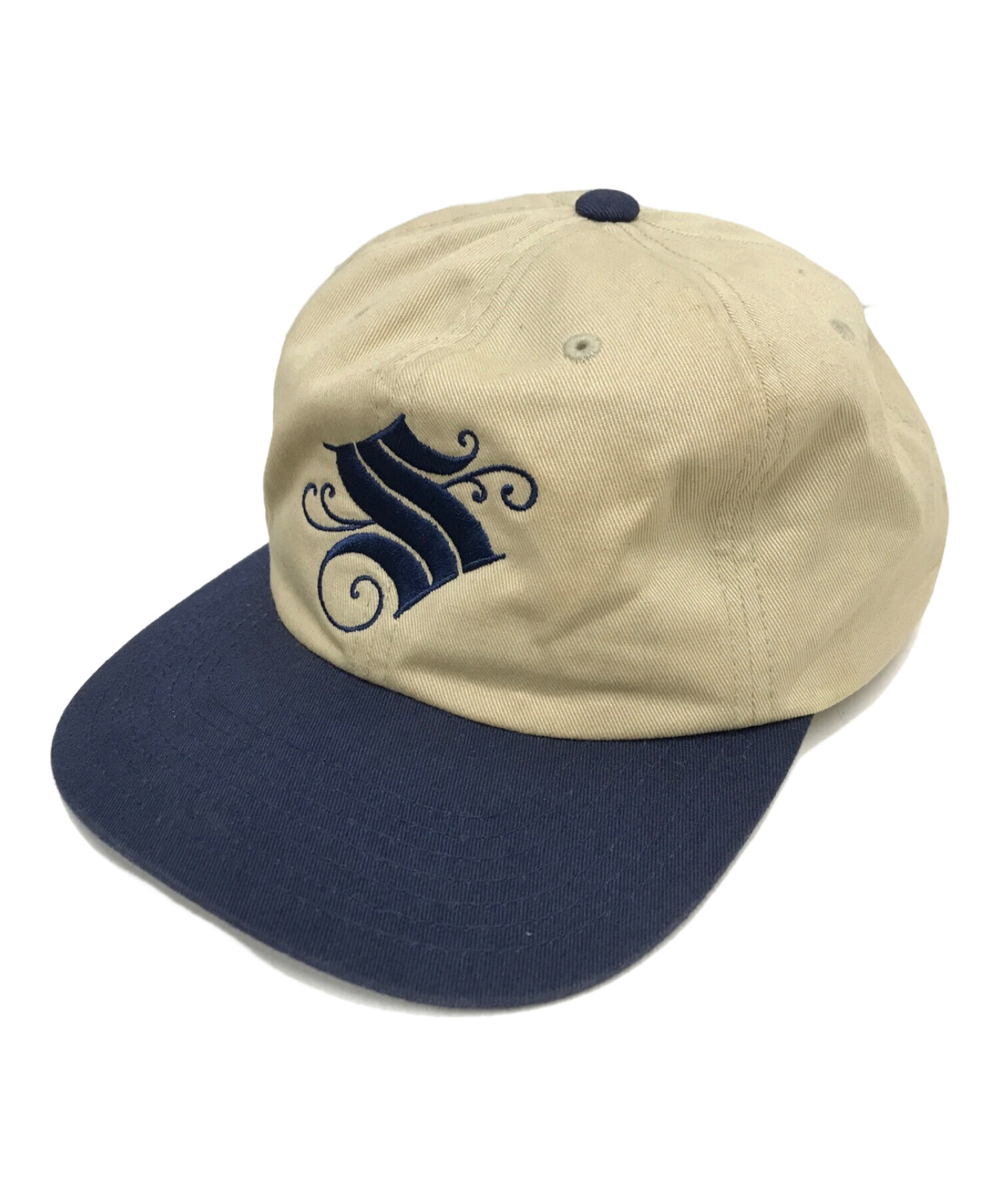中古・古着通販】stussy (ステューシー) PINSTRIPE CAP ベージュ 