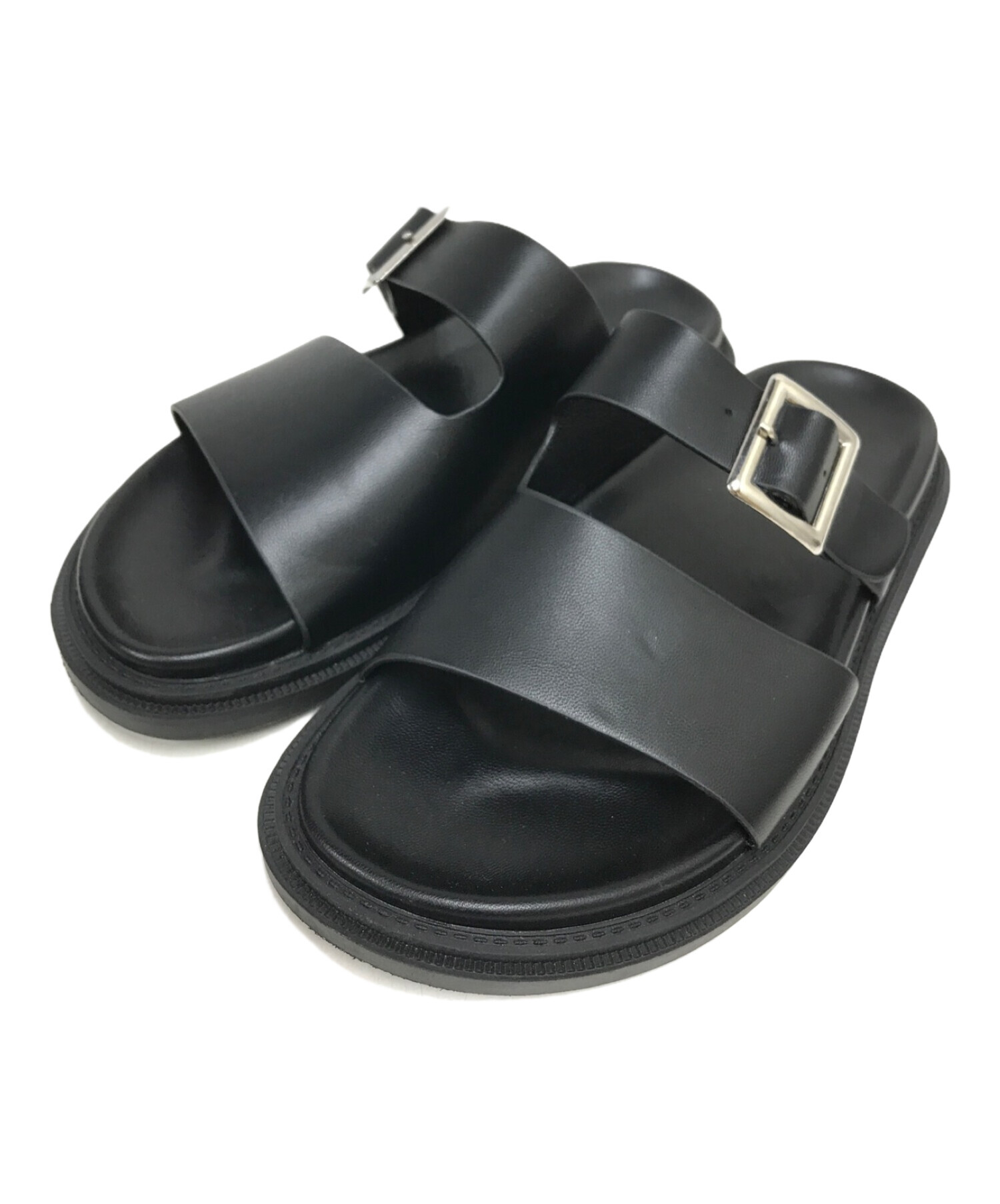 中古・古着通販】MOHI (モヒ) サンダル ブラック サイズ:SIZE 38 