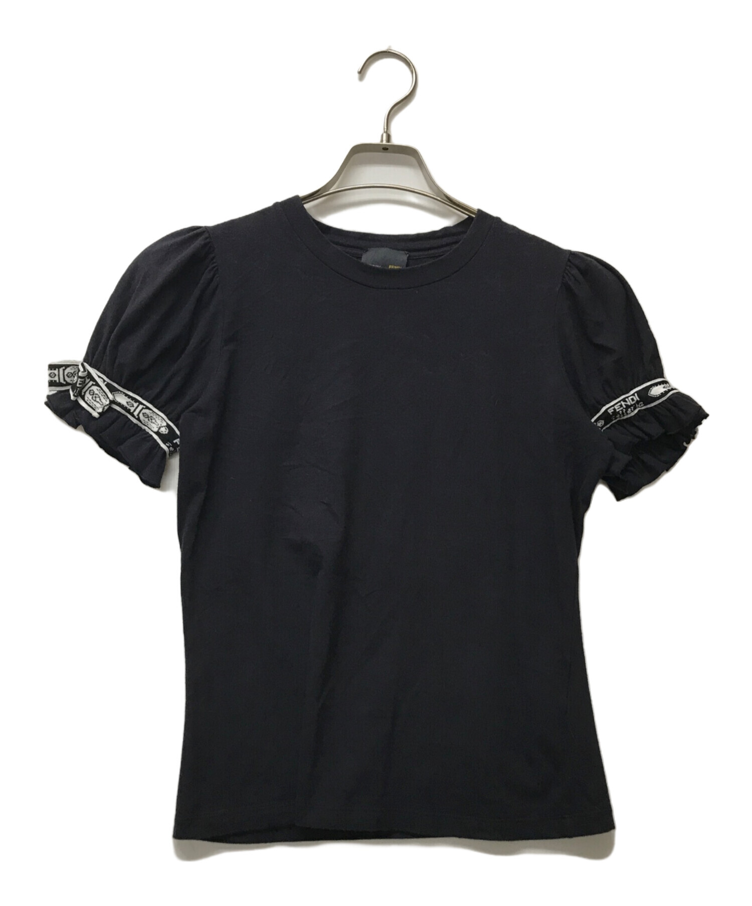 中古・古着通販】FENDI (フェンディ) 袖 ロゴ リボンカットソー 