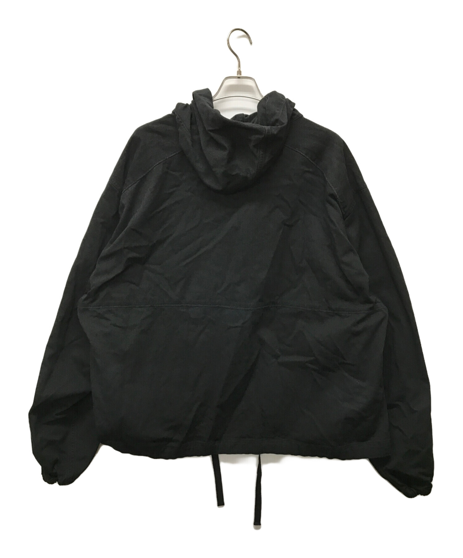 中古・古着通販】ANCELLM (アンセルム) DRILL HOODIE JACKET ブラック 