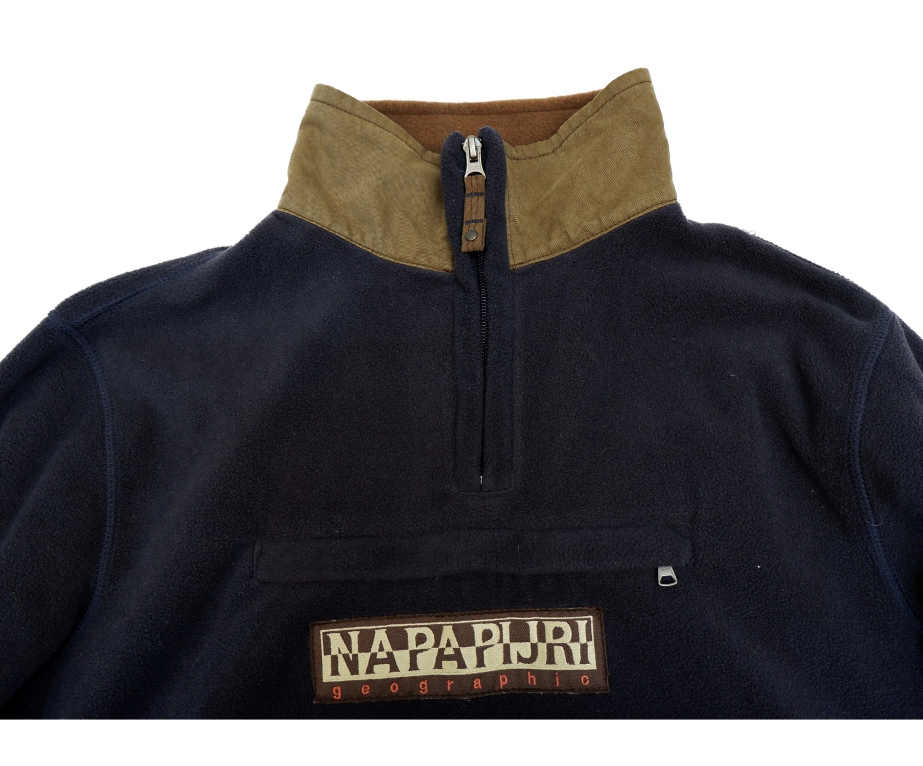 NAPAPIJRI (ナパピリ) ハーフジップフリースジャケット ネイビー サイズ:表記サイズ：M