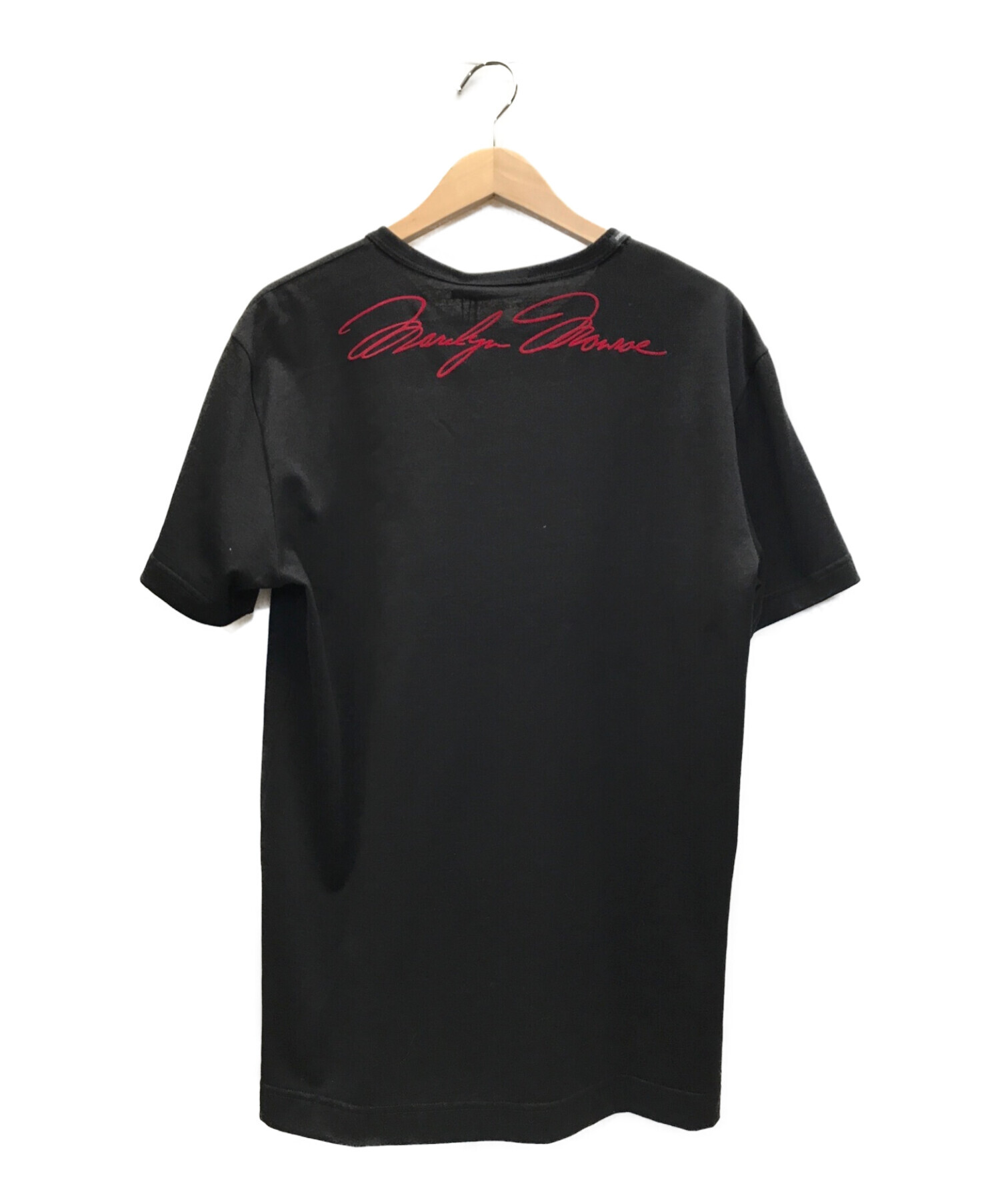DOLCE & GABBANA (ドルチェ＆ガッバーナ) マリリンモンローTシャツ ブラック サイズ:48