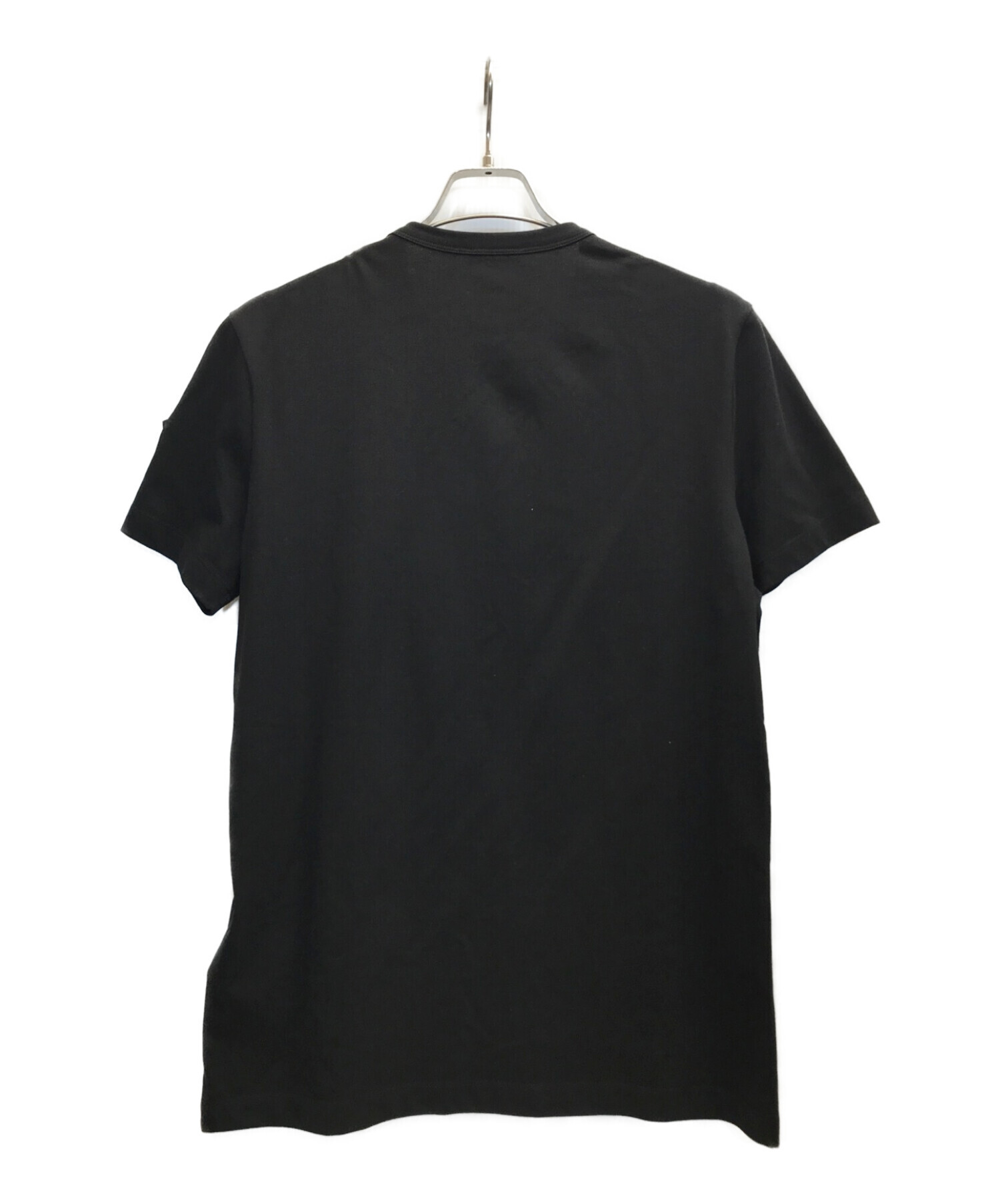 MONCLER (モンクレール) MAGLIA T-SHIRT　プリントTシャツ ブラック サイズ:M 未使用品