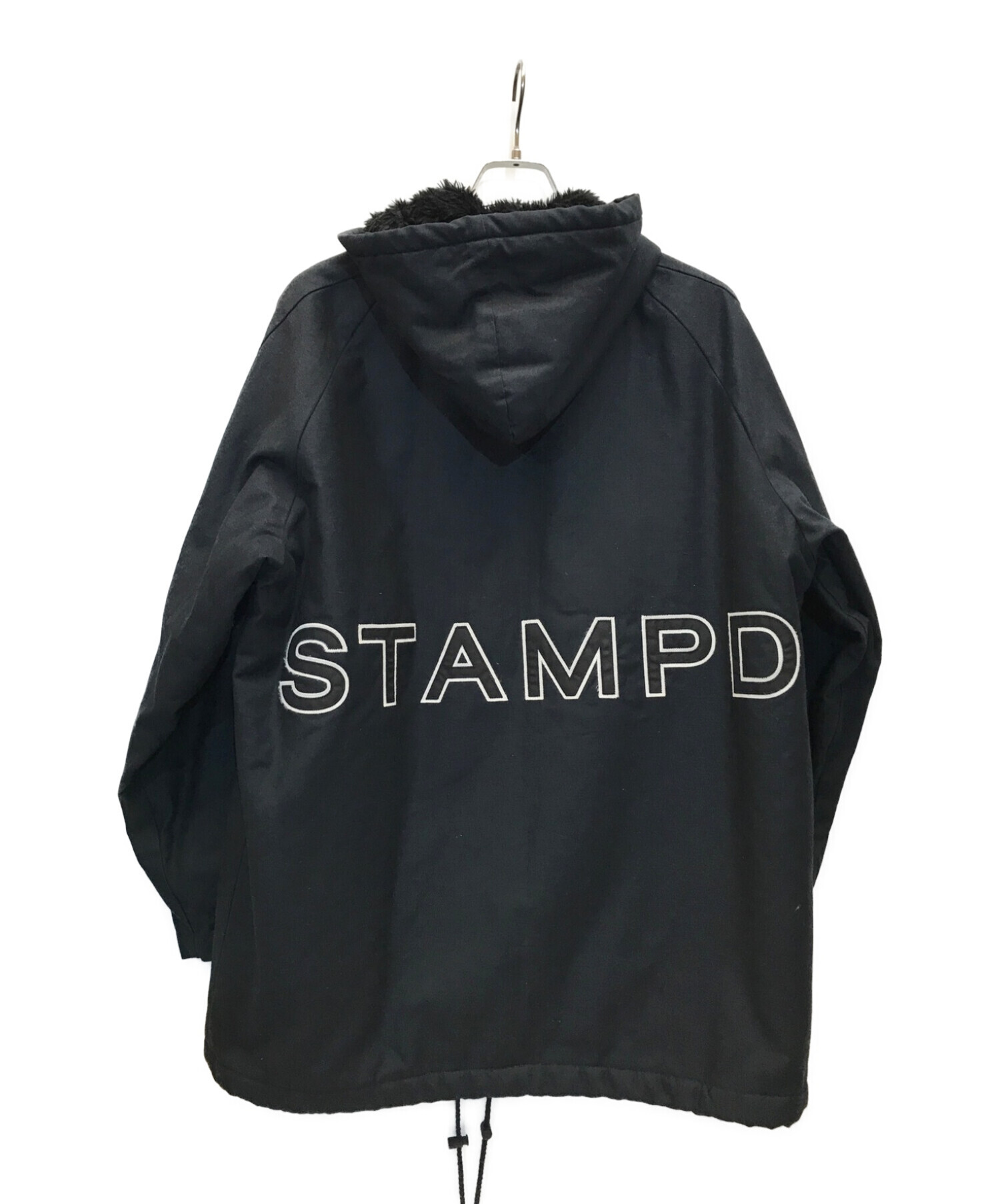 STAMPD (スタンプド) Zepplin Overcoat ツェッペリン オーバーコート ブラック サイズ:M