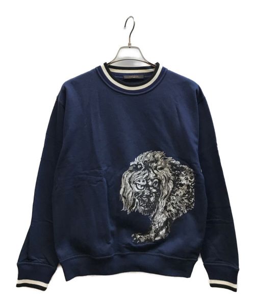 Louis Vuitton & Chapman Brothers Embroidered Lion Sweater