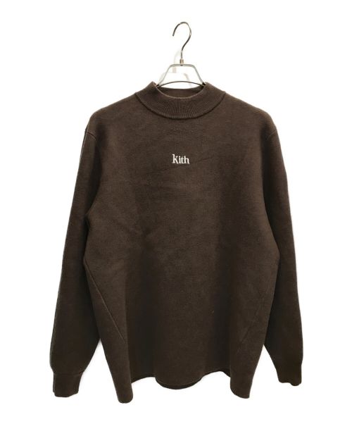 【中古・古着通販】KITH (キス) L/S Mockneck Knit ロゴ刺繍モック