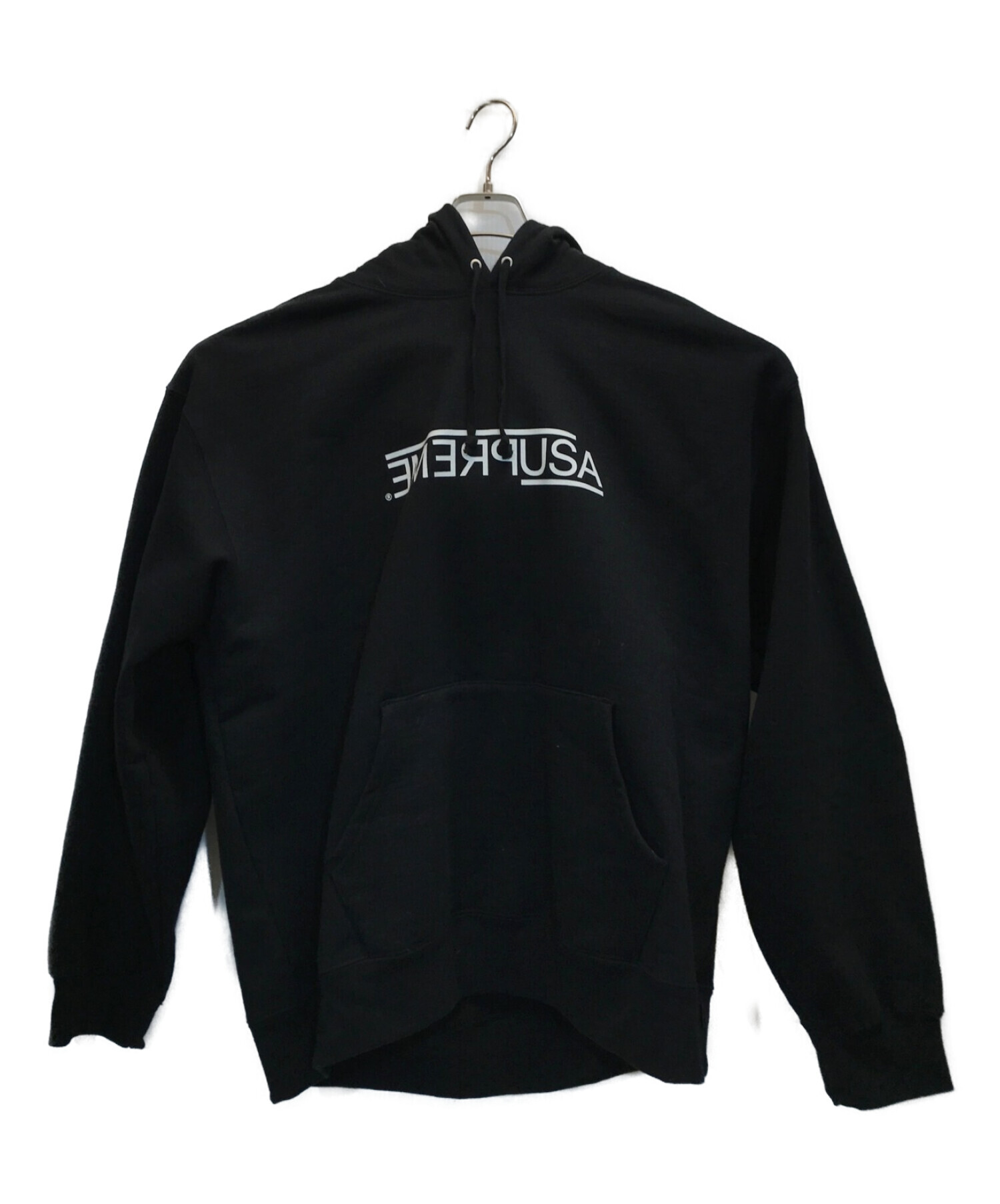 SUPREME (シュプリーム) 21AW USA Hooded Sweatshirt　USA フーディー スウェットシャツ　パーカー ブラック  サイズ:XXL
