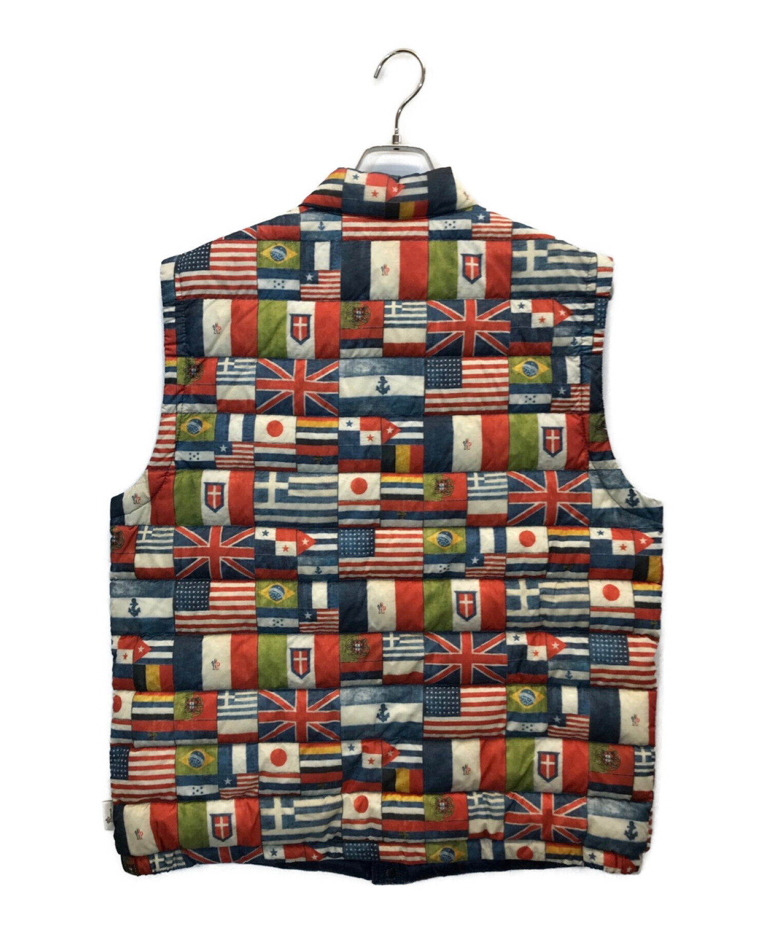 中古・古着通販】MONCLER (モンクレール) BOURGES 国旗総柄ダウン 
