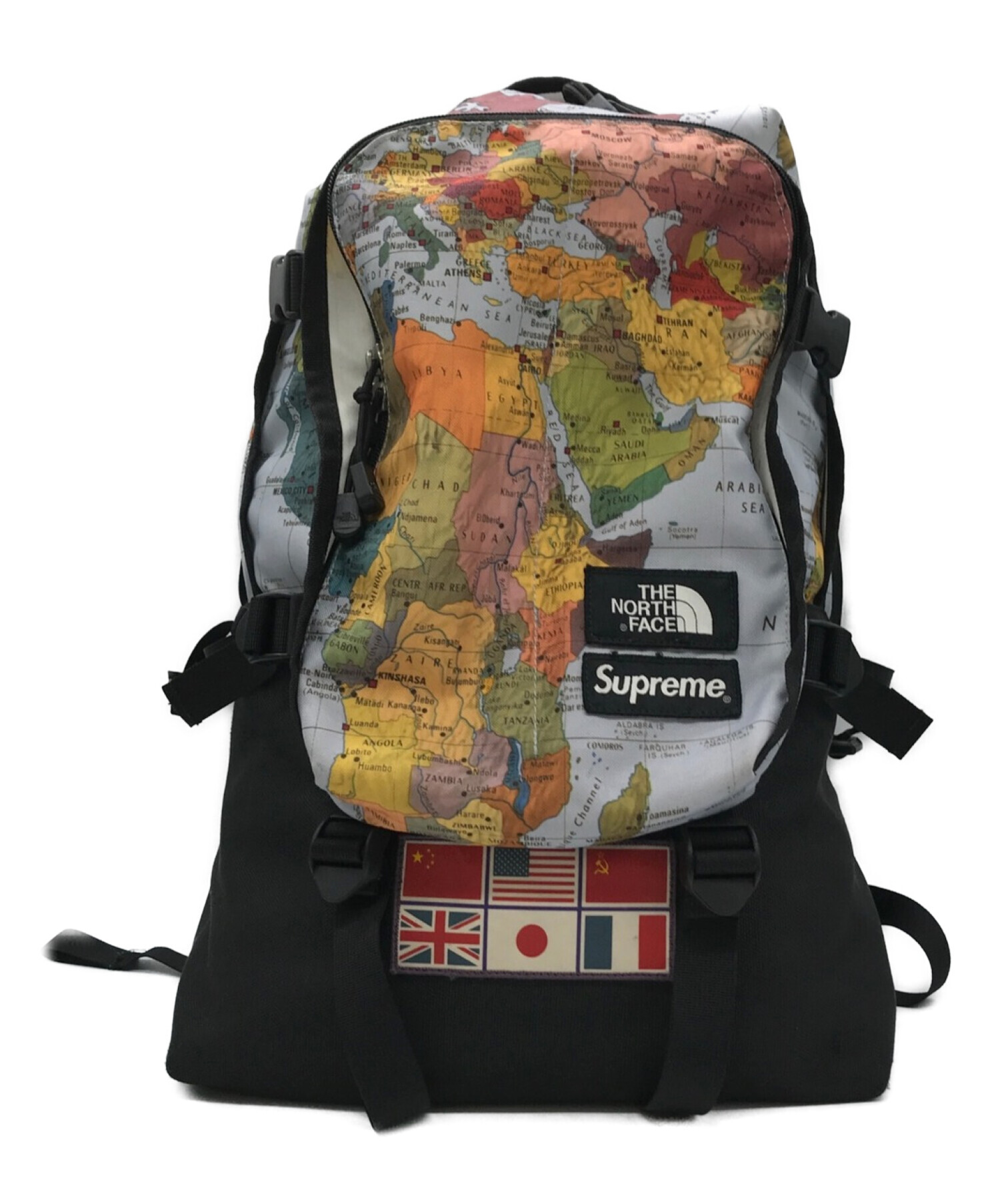 SUPREME×THE NORTH FACE 14SS ‘Expedition Medium Day Pack Backpack’　 エクスペディションミディアムデイパックバックパック　リュック ブラック×ブルー