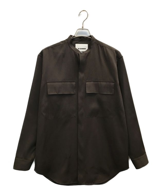 中古・古着通販】JIL SANDER (ジルサンダー) 21AW バンドカラー ウール 