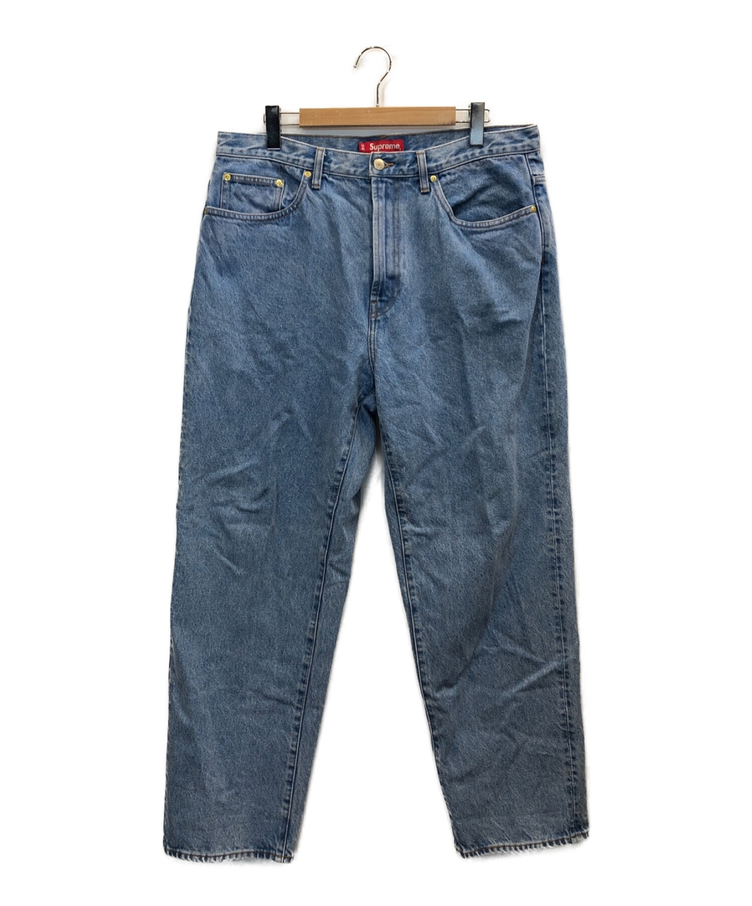 Supreme Baggy Jean Washed Blue W34 22AW