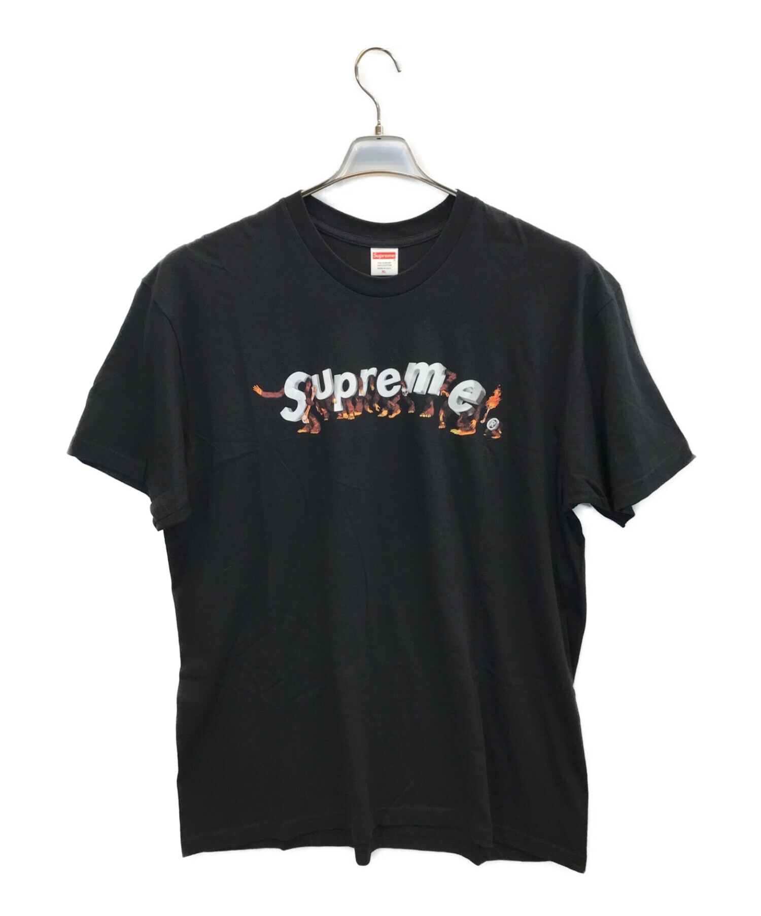 黒 XL Supreme Apes Tee エイプ Tシャツ