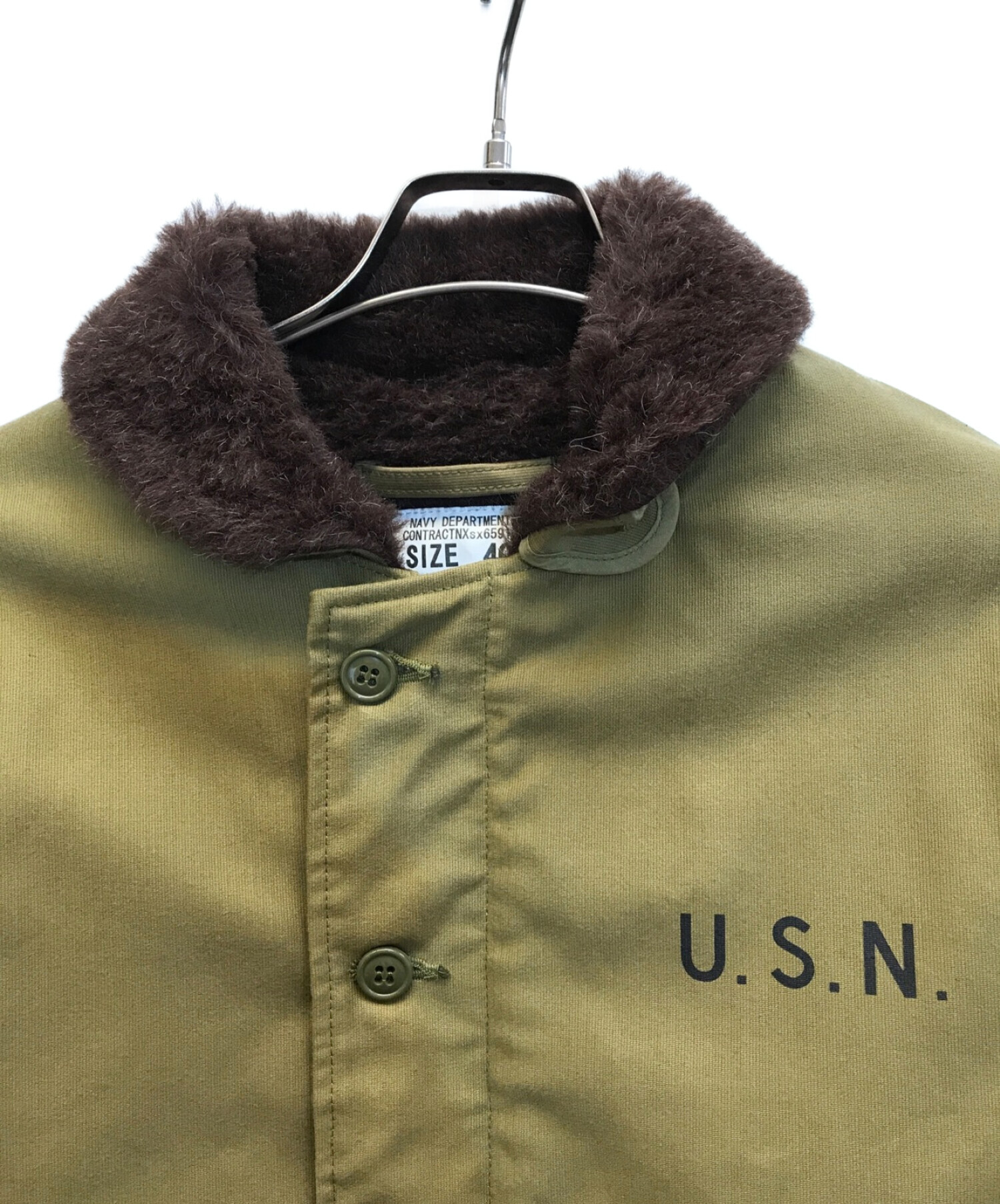 ヒューストン NAVY DEPARTMENT 表記サイズ40 N-1 ヒューストン N-1 