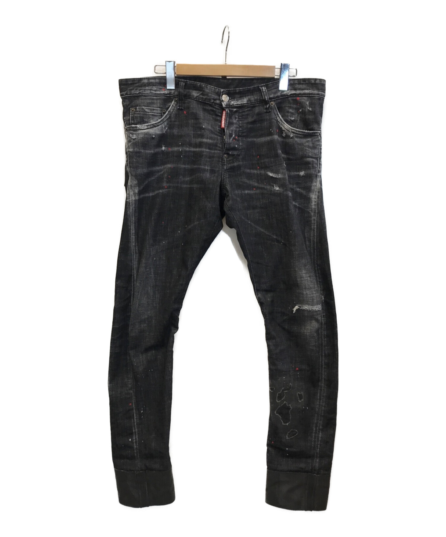 専用】DSQUARED2 デニム セクシーツイスト ペンキ クラッシュ 44