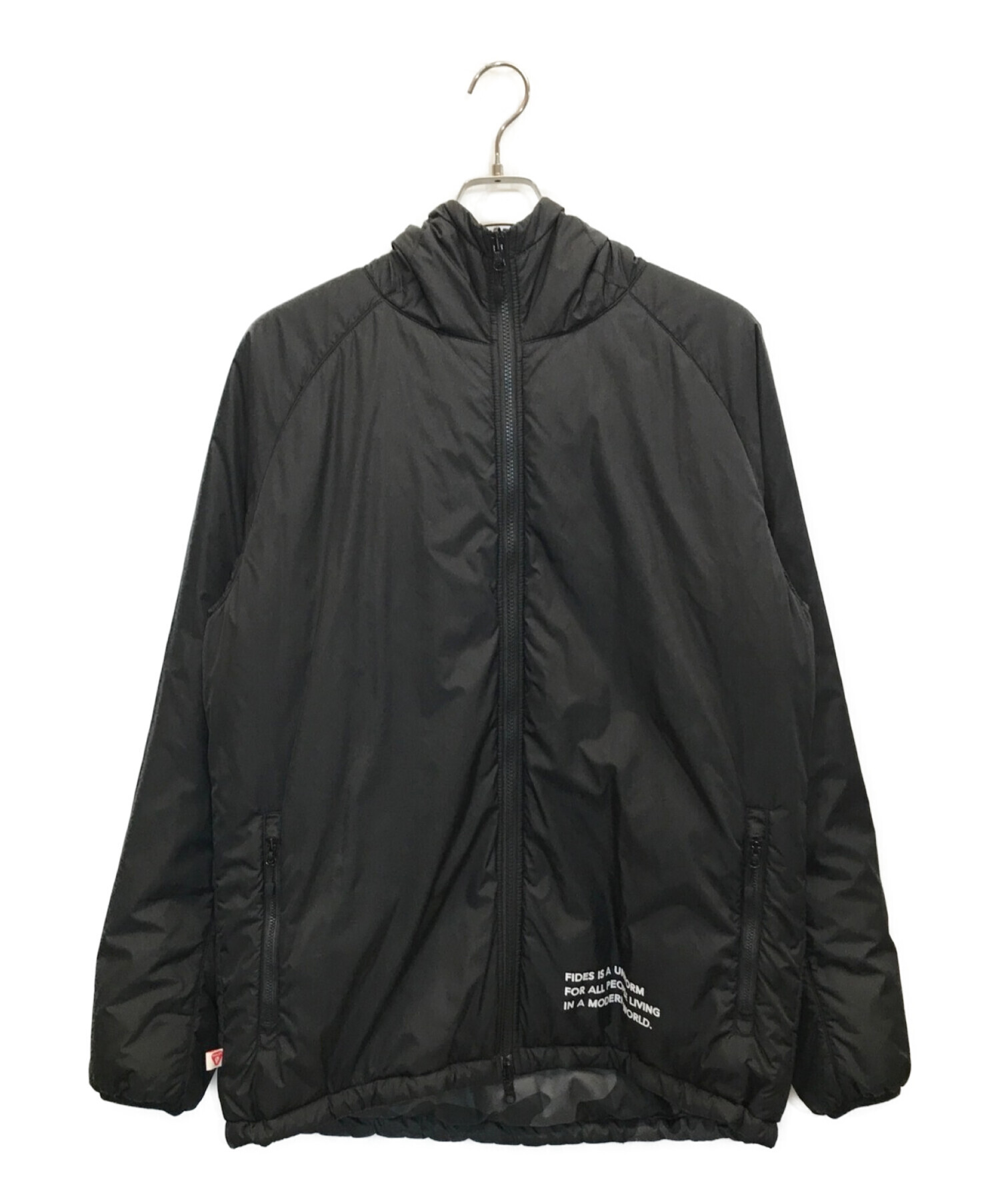 New Era (ニューエラ) FIDES (フィデス) REVERSIBLE PUFF JACKET リバーシブルパフジャケット ブラック×グレー  サイズ:XL