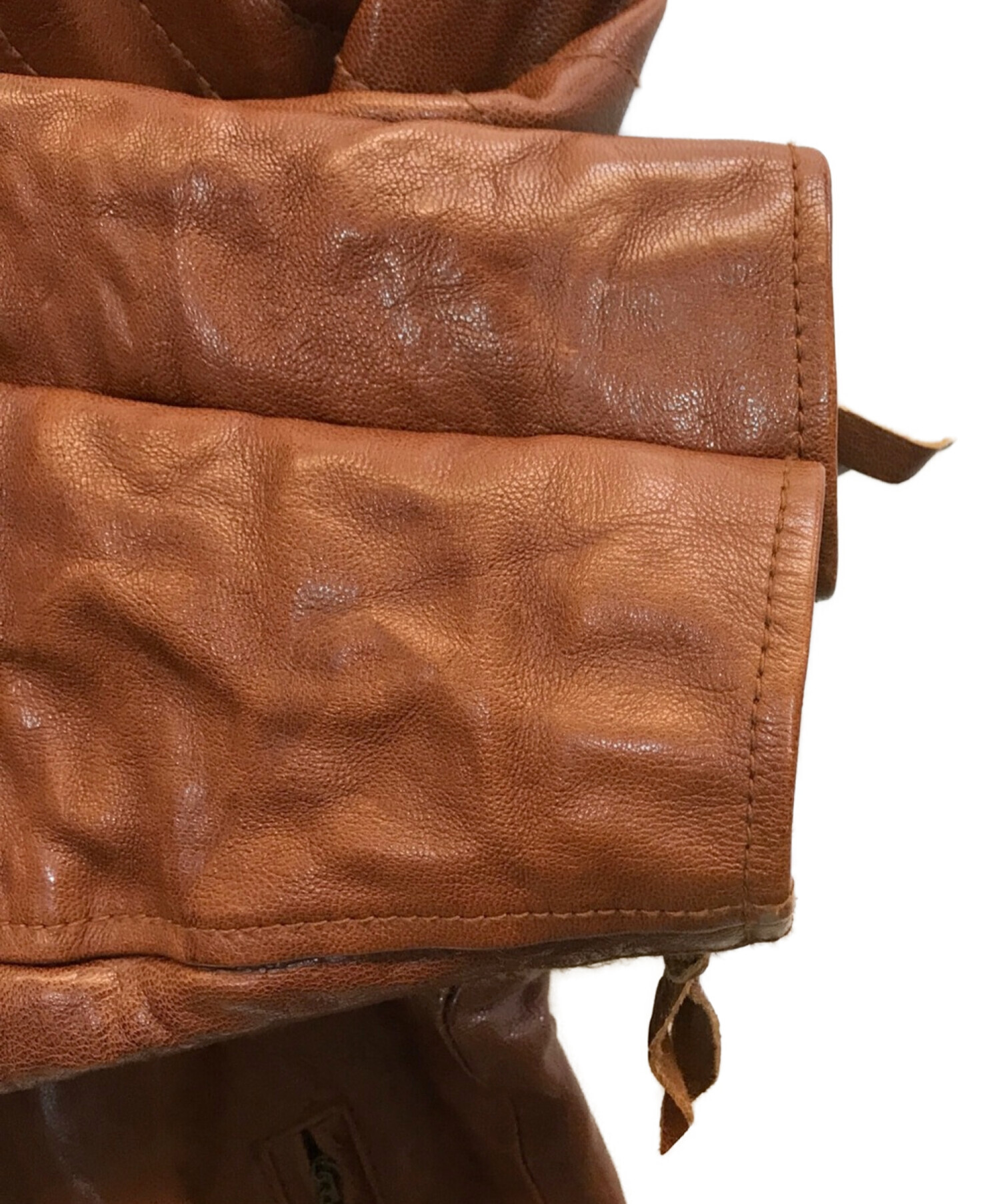 中古・古着通販】Schott (ショット) LEATHER PADDED RIDERS レザーパ
