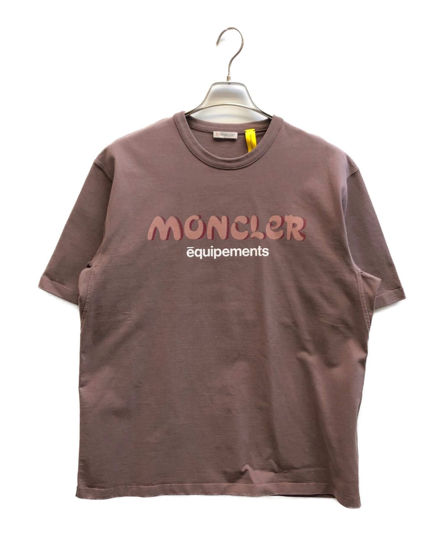 中古・古着通販】MONCLER (モンクレール) SS T-SHIRT ブラウン サイズ 
