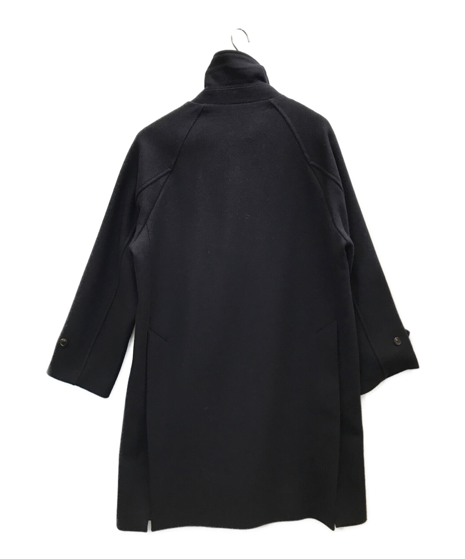 中古・古着通販】Noen (ノエン) ウールステンカラーコート ネイビー 