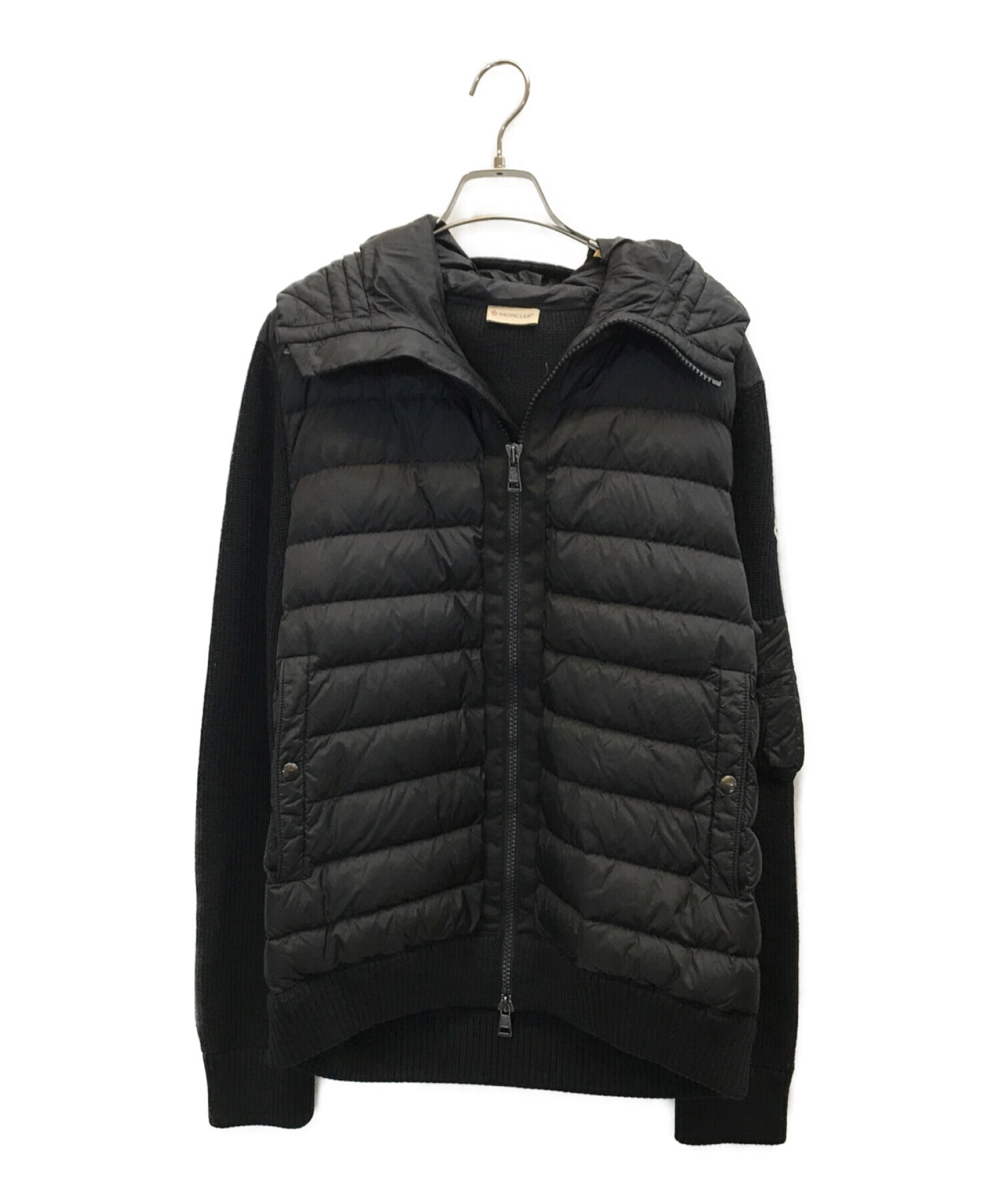 中古・古着通販】MONCLER (モンクレール) CARDIGAN TRICOT ニット切替  