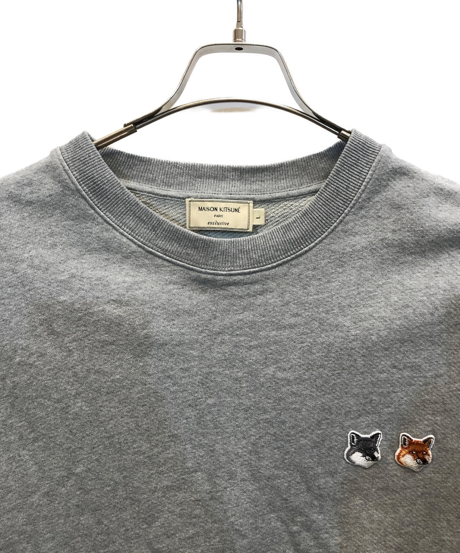 中古・古着通販】maison kitsune (メゾンキツネ) クルーネック 