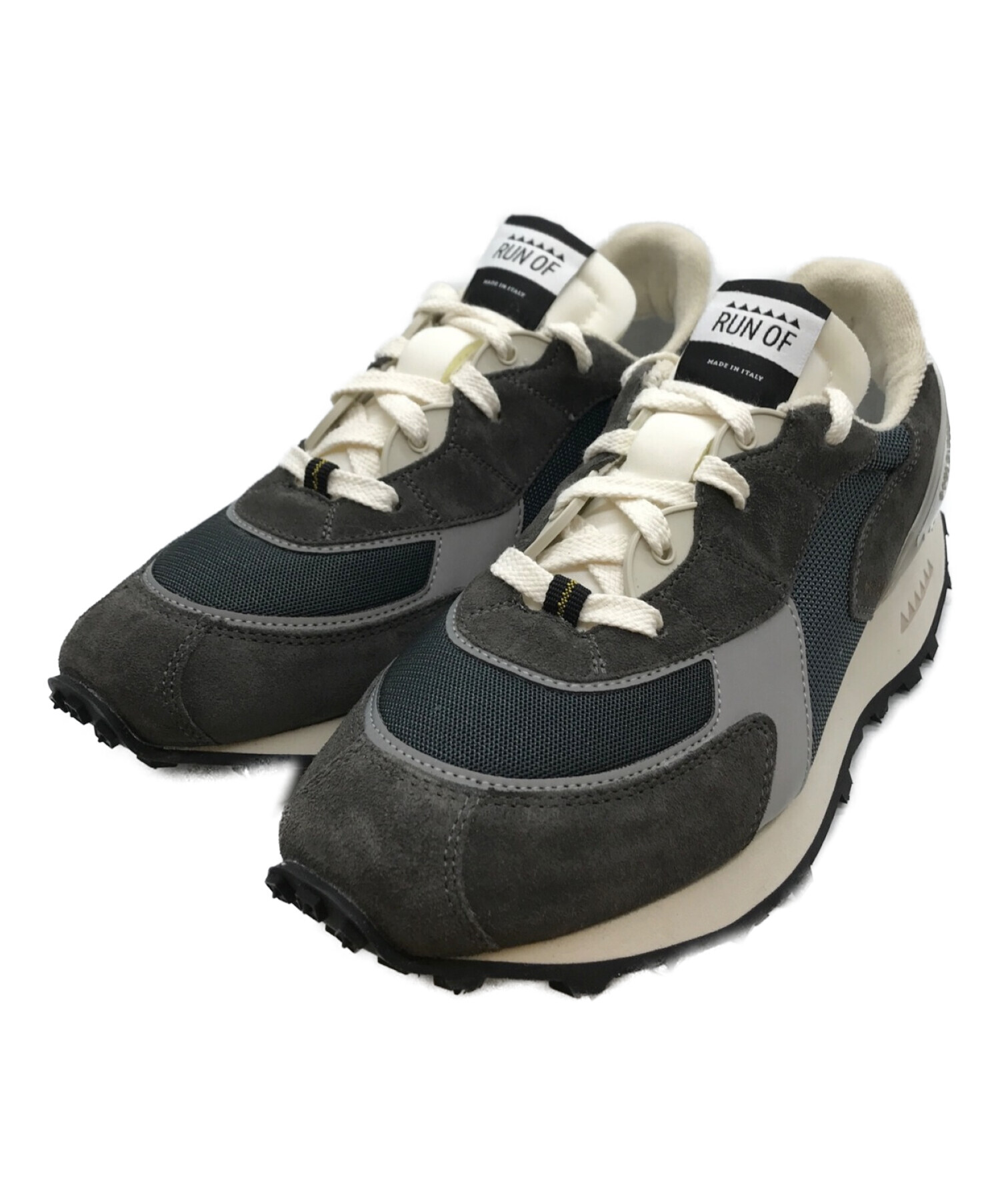 中古・古着通販】RUN OF (ランオブ) 厚底スニーカー ネイビー サイズ 