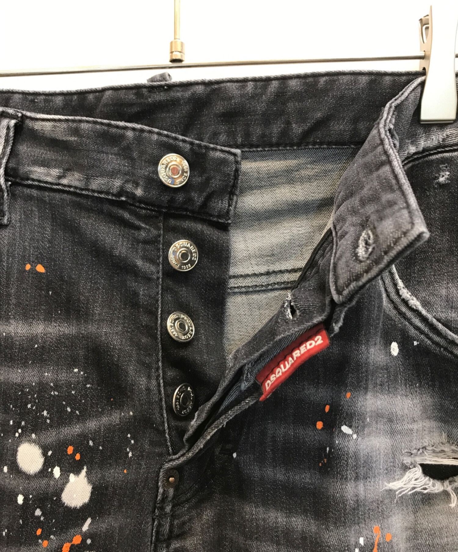 DSQUARED2 きらめい Skater Jean(46) ブラック 