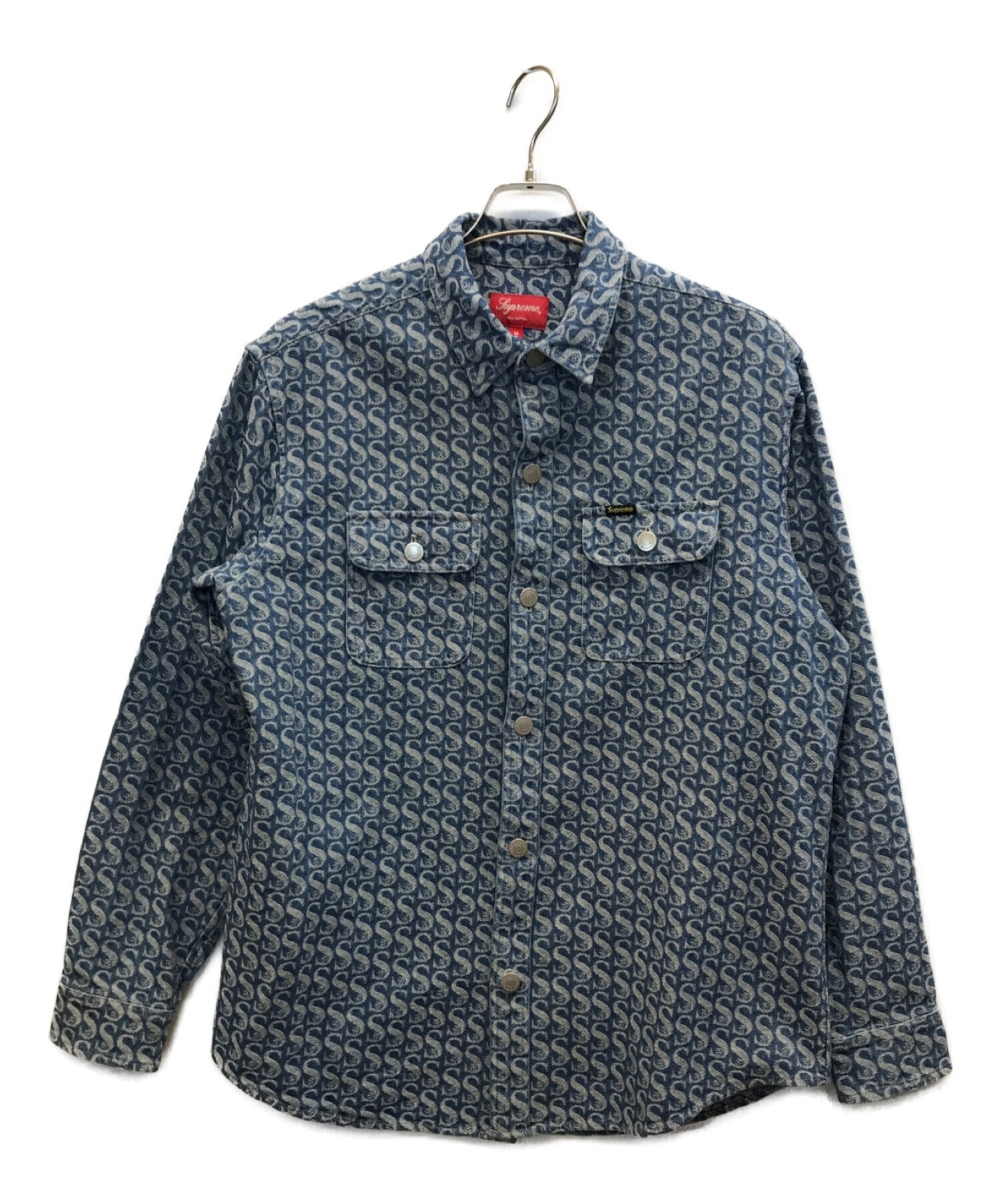 中古・古着通販】SUPREME (シュプリーム) 21AW Monogram Denim Shirt 
