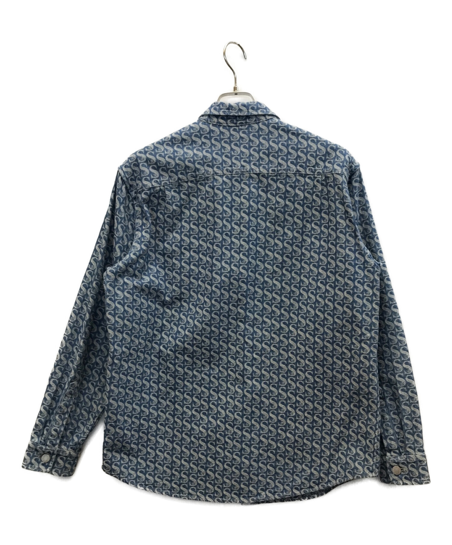 中古・古着通販】SUPREME (シュプリーム) 21AW Monogram Denim Shirt 