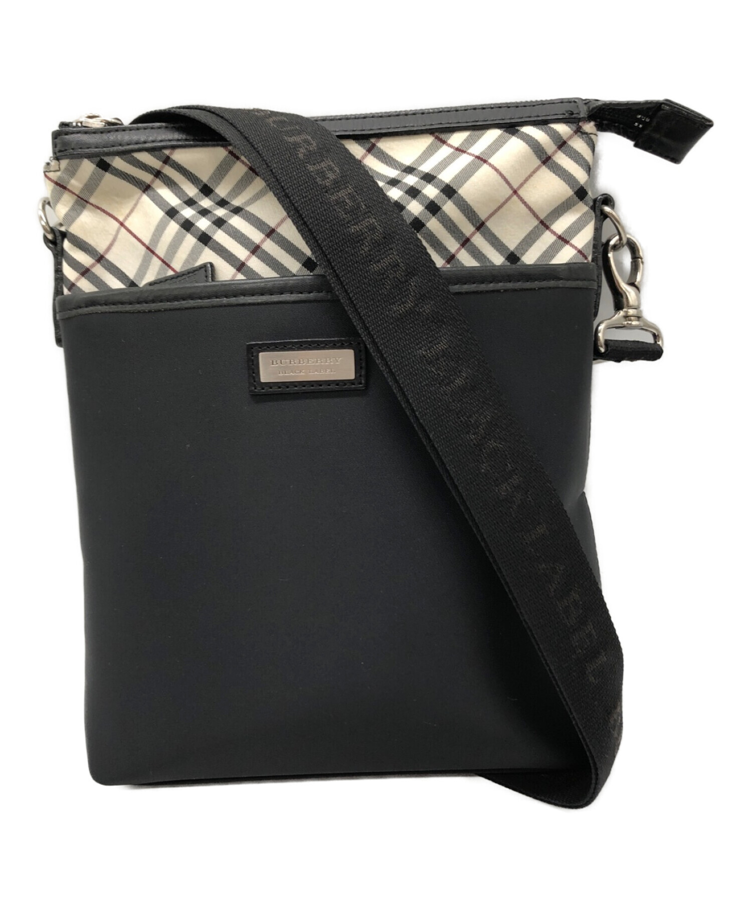 バーバリーブラックレーベル ショルダーバッグ A4収納可能 ノバ