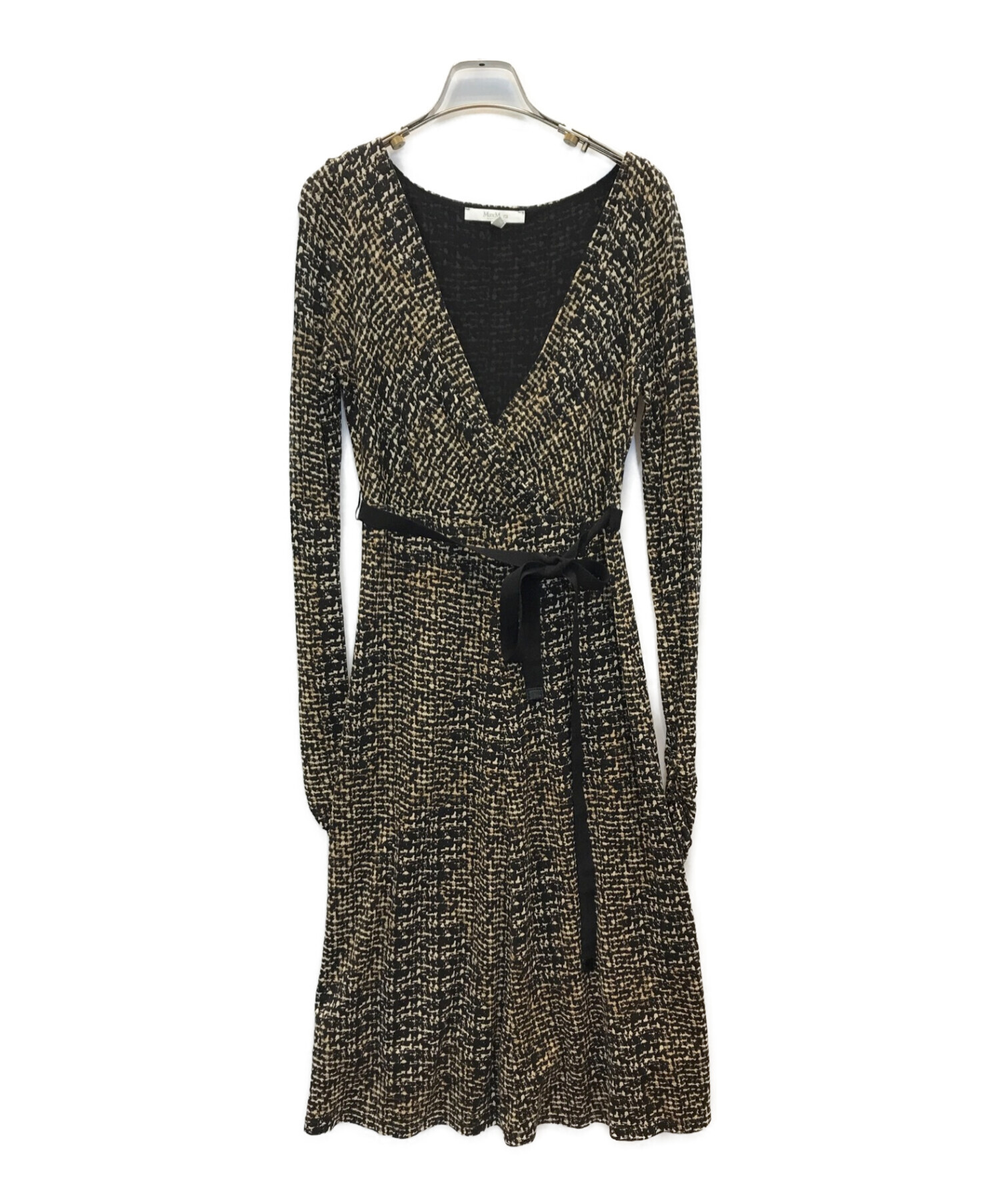 中古・古着通販】MaxMara (マックスマーラ) 総柄カシュクール 