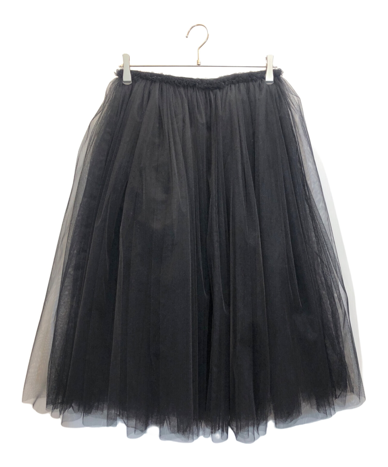 【美品】BLACK COMME des GARCONS スカート 黒 Ｍ20SS BLACK COMME des GARCONS（ブラックコムデギャルソン）ロング・マキシ