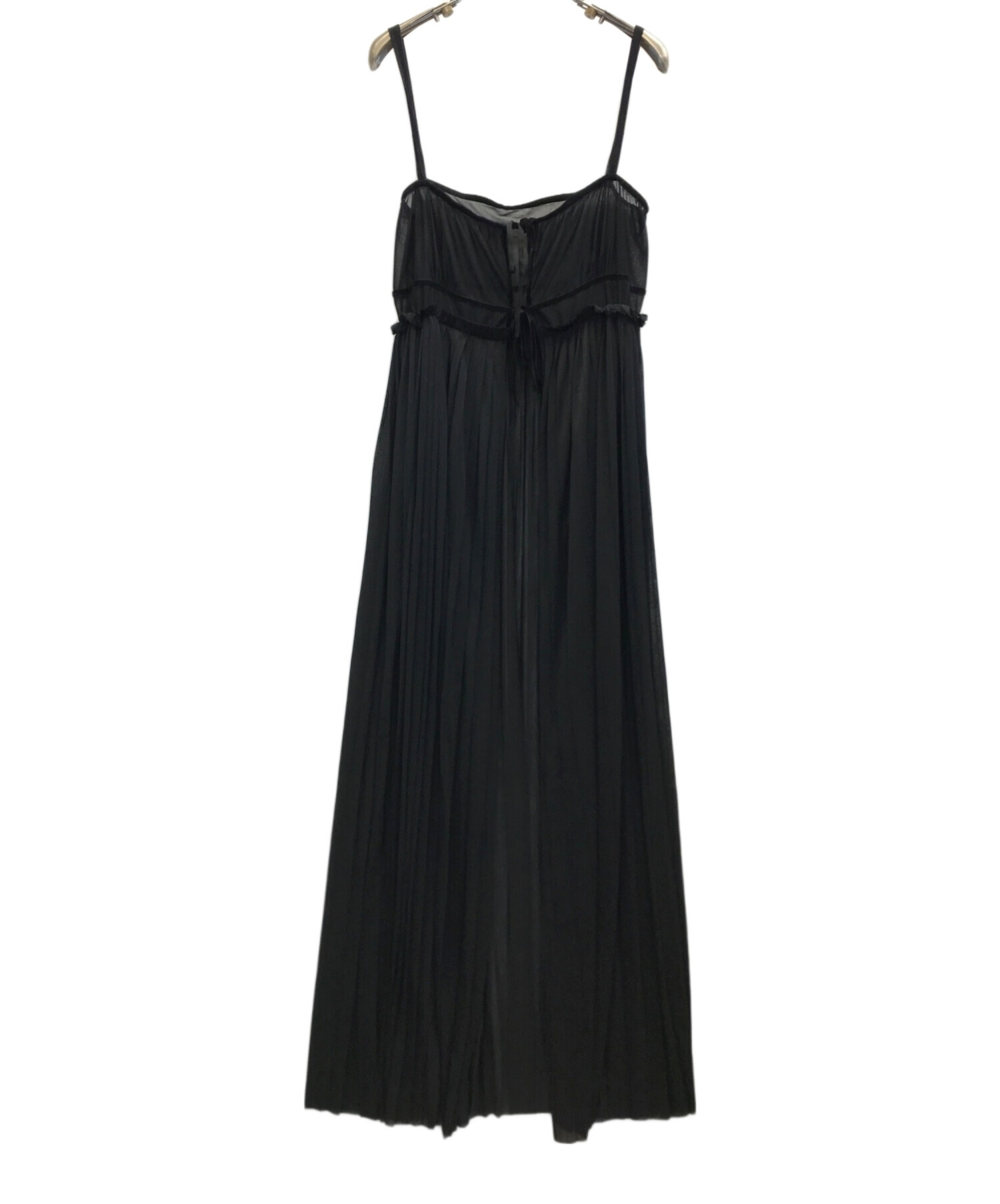 中古・古着通販】PERVERZE (パーバーズ) double front dress ブラック 