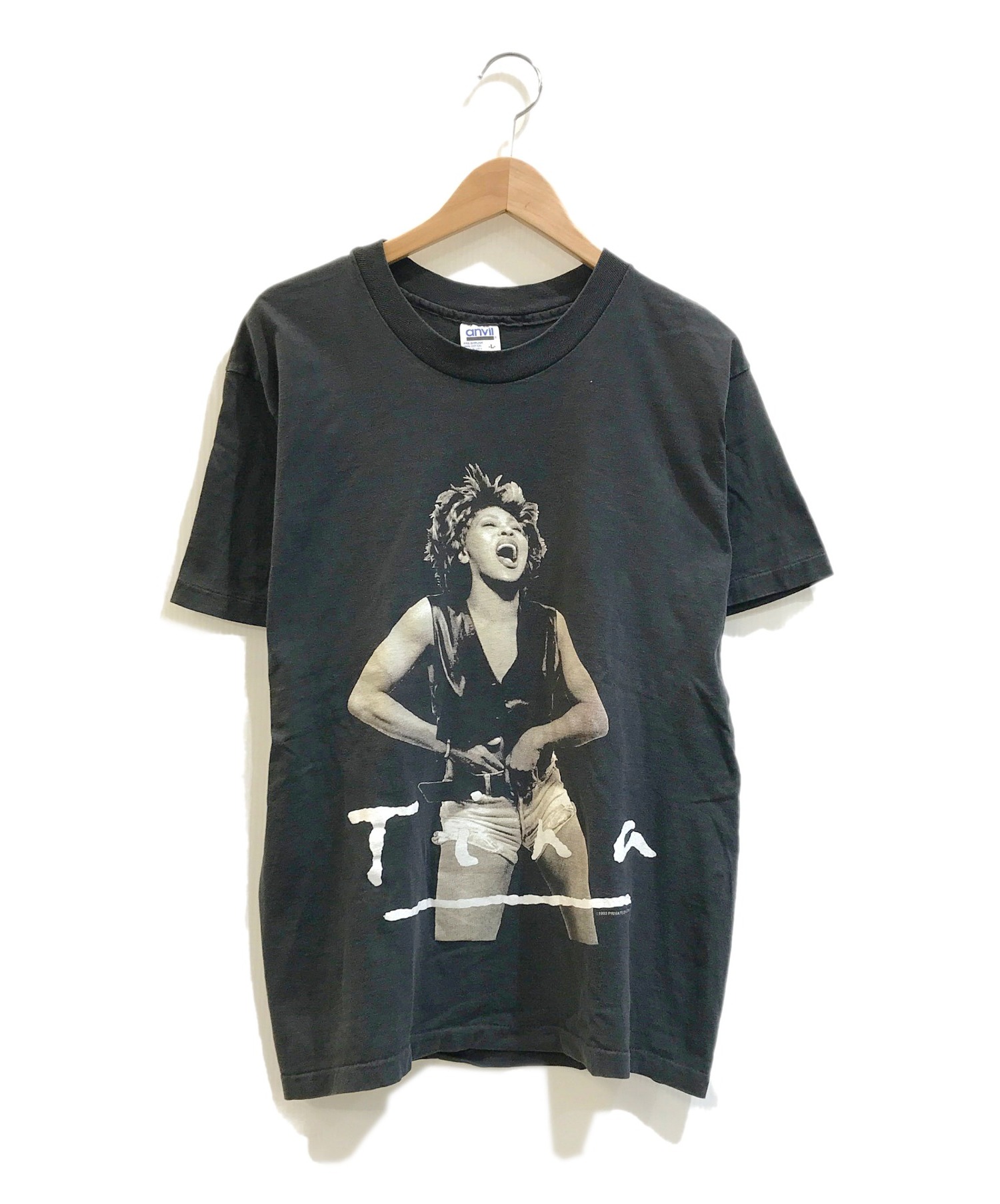 tina turner (ティナターナー) [古着]90’sアーティストTシャツ ブラック サイズ:L 1993ツアー・what's  love・USA製anvilボディ・jerry lorenzo