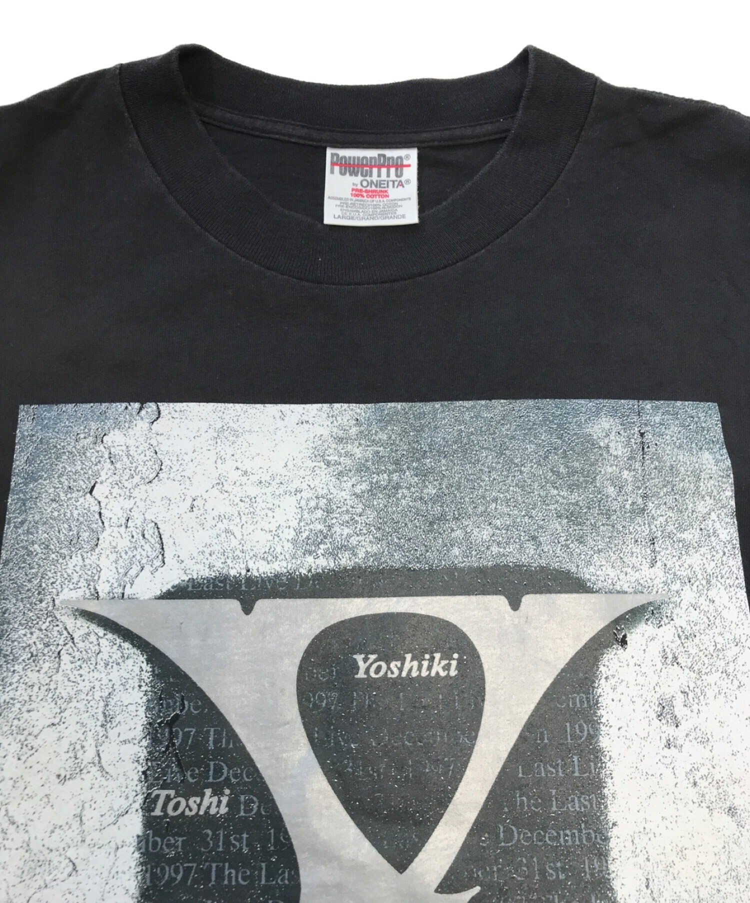 バンドTシャツ (バンドTシャツ) [古着]X JAPAN バンドTシャツ ブラック サイズ:L