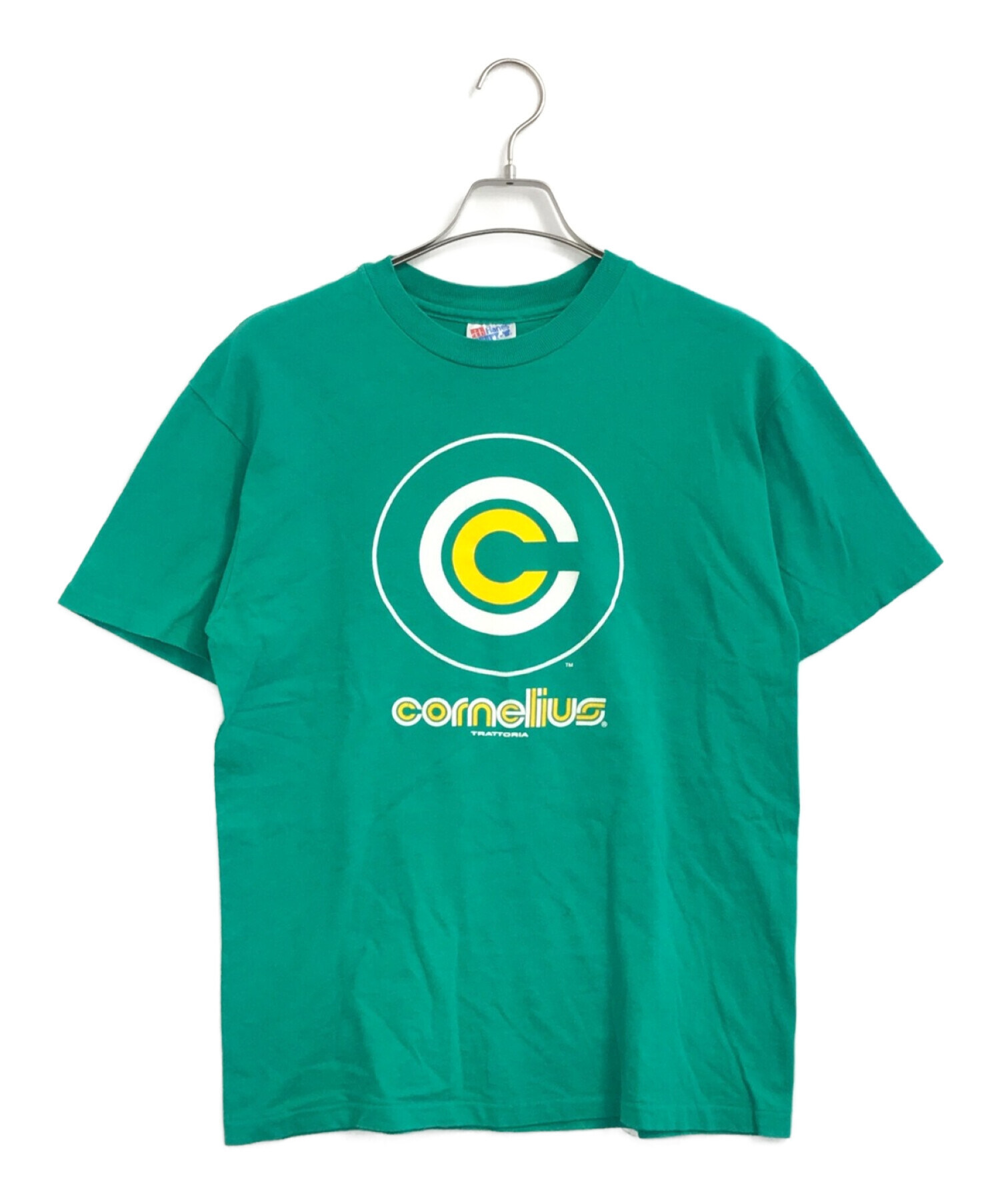 バンドTシャツ (バンドTシャツ) [古着]Cornelius 90sジャパニーズバンドTEE グリーン サイズ:M
