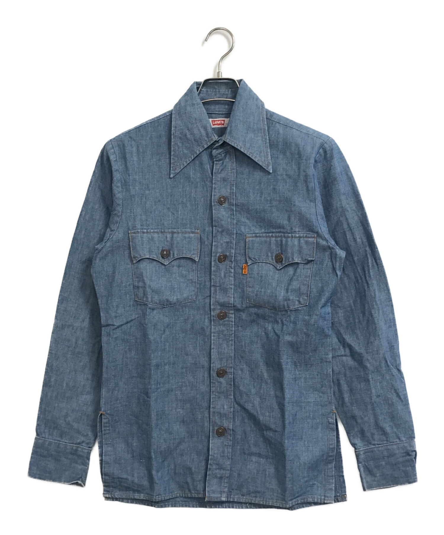 LEVI'S (リーバイス) [古着]70sデニムシャツジャケット ブルー サイズ:S