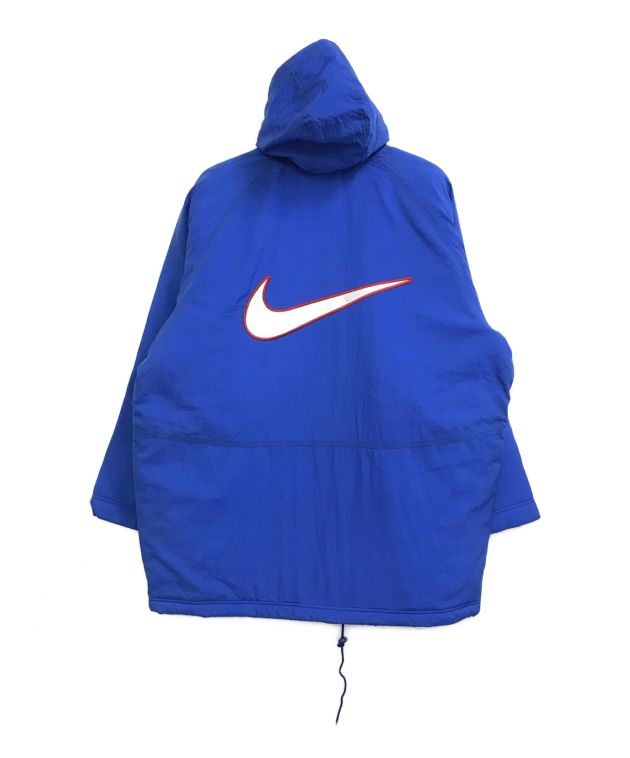 【美品】　ベンチコート　NIKE L ブルー ナイキベンチコートブルーNIKE Lサイズ