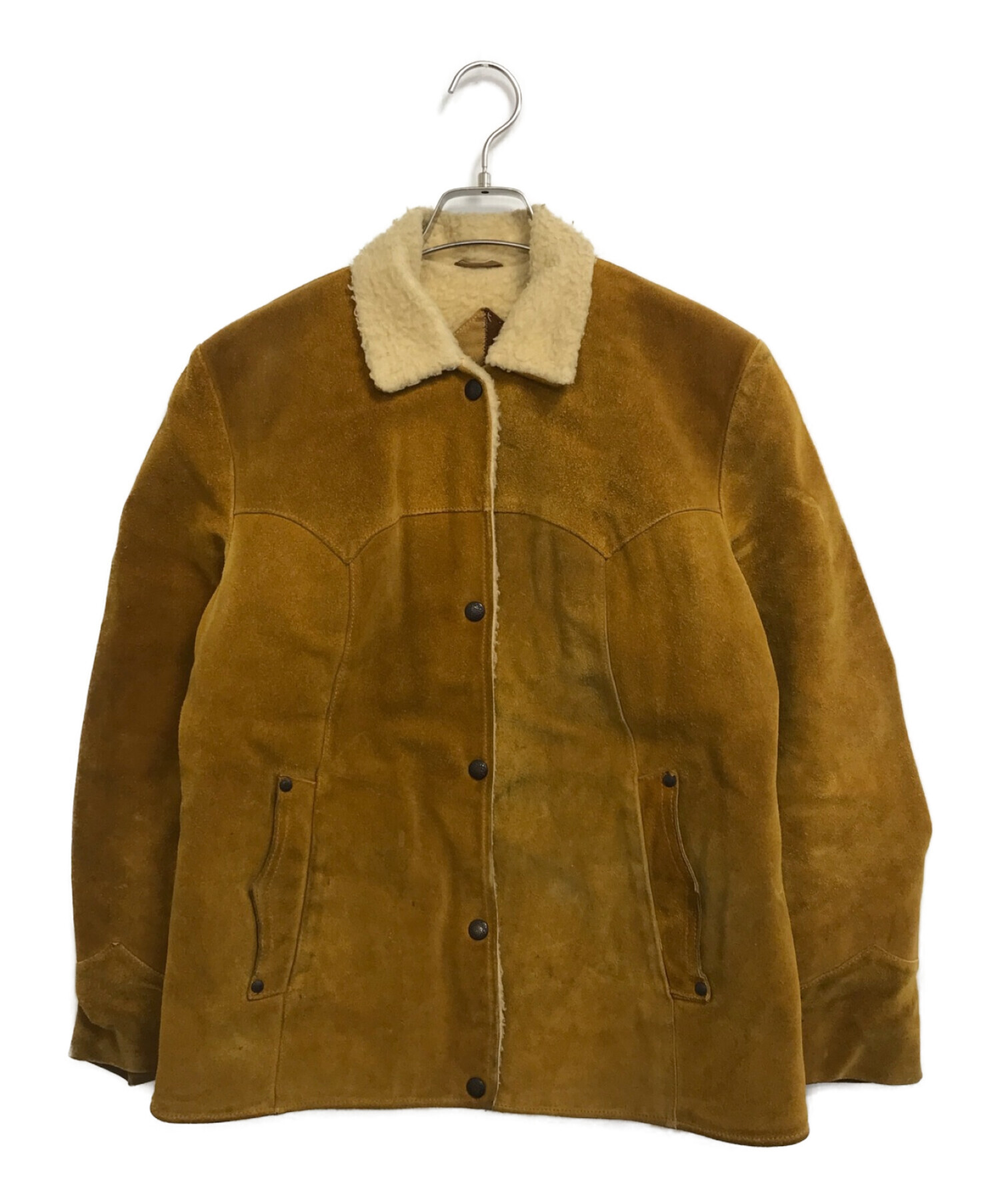 PIONEER WEAR (パイオニアウェア) [古着]スウェードジャケット キャメル サイズ:14
