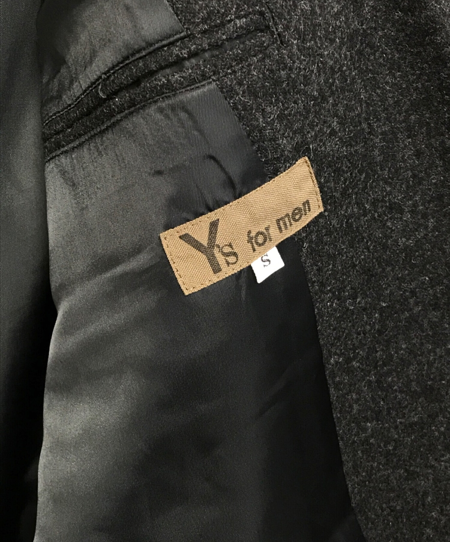 Y's for men (ワイズフォーメン) [OLD]ダブルテーラードジャケット グレー サイズ:S