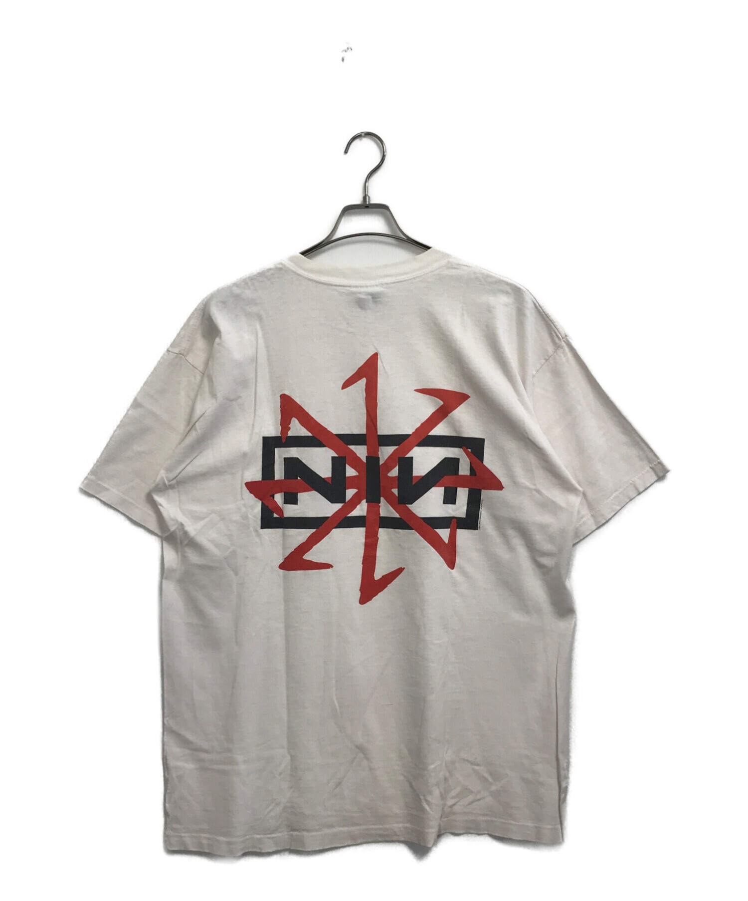 NINE INCH NAILS (ナイン・インチ・ネイルズ) バンドTシャツ ホワイト サイズ:XL