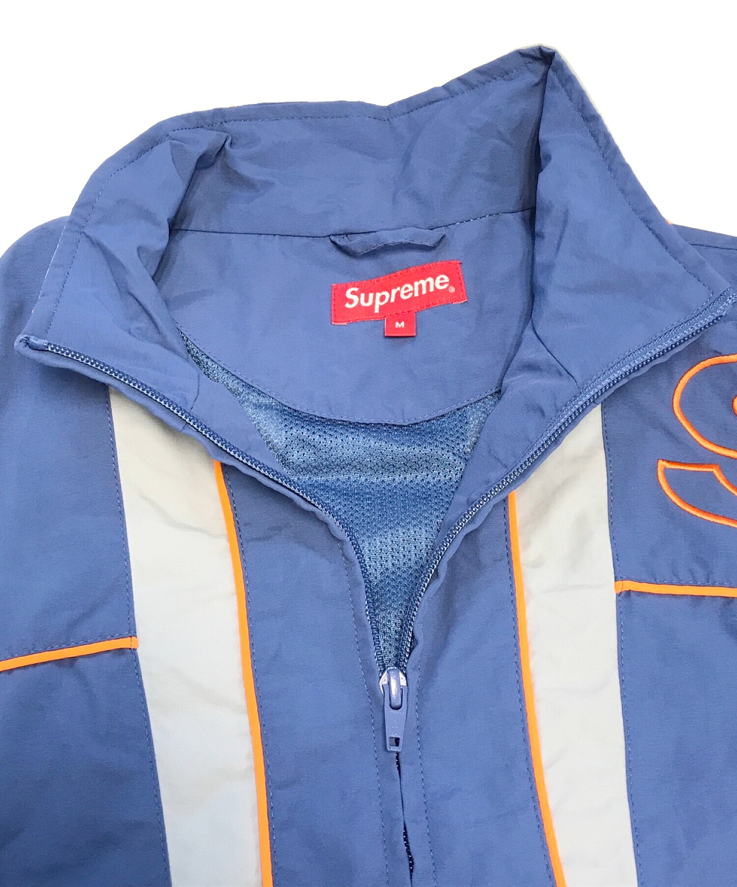 【S】SupremeシュプリームPiping Track Jacket blue