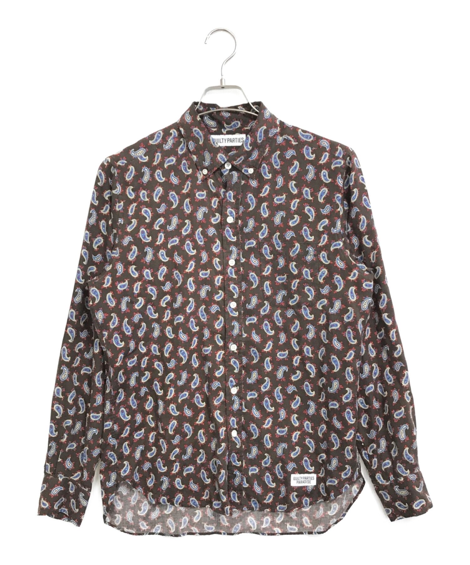 中古・古着通販】WACKO MARIA (ワコマリア) ペイズリー柄シャツ 