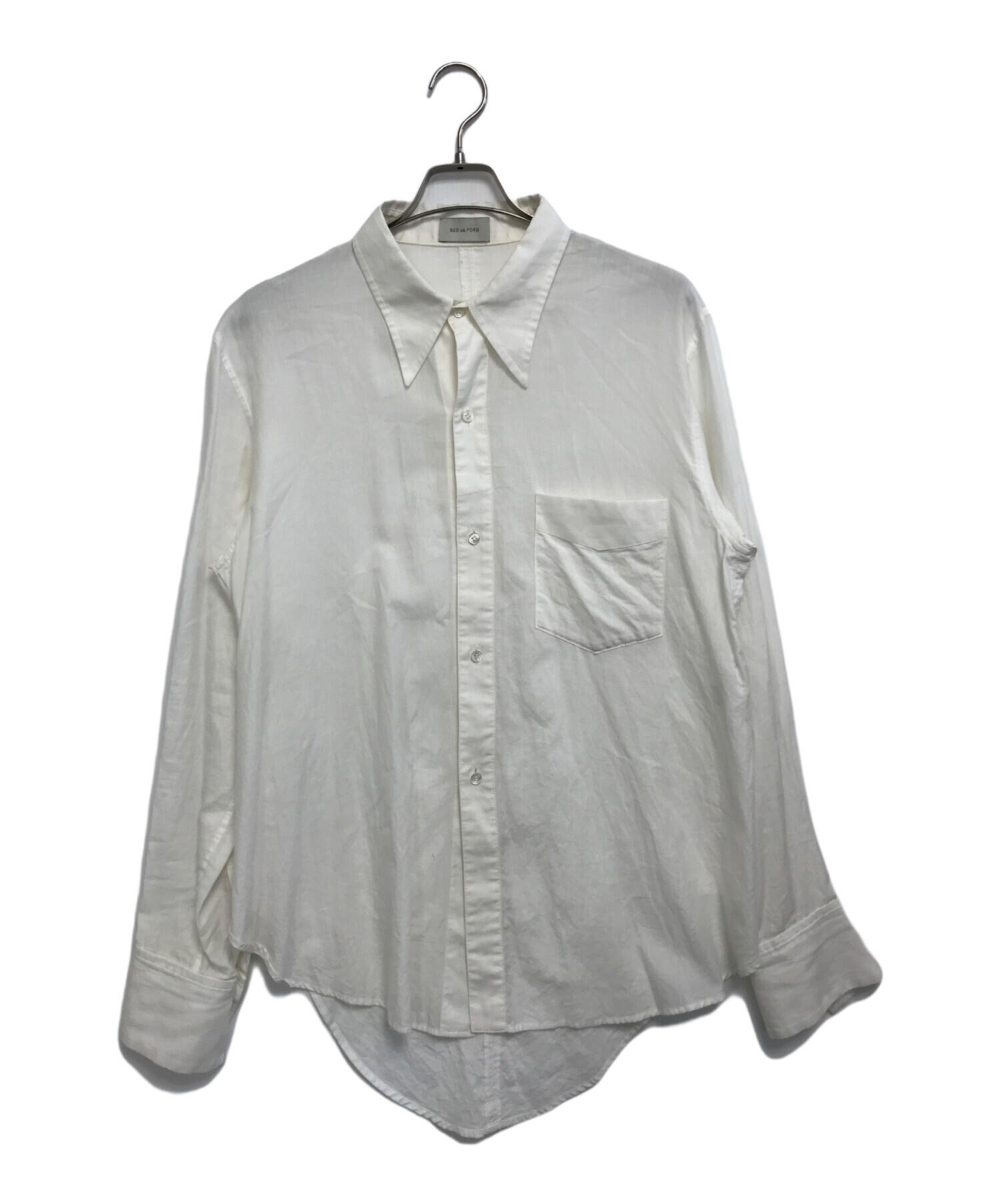 中古・古着通販】BED J.W. FORD (ベッドフォード) シルク混長袖シャツ  