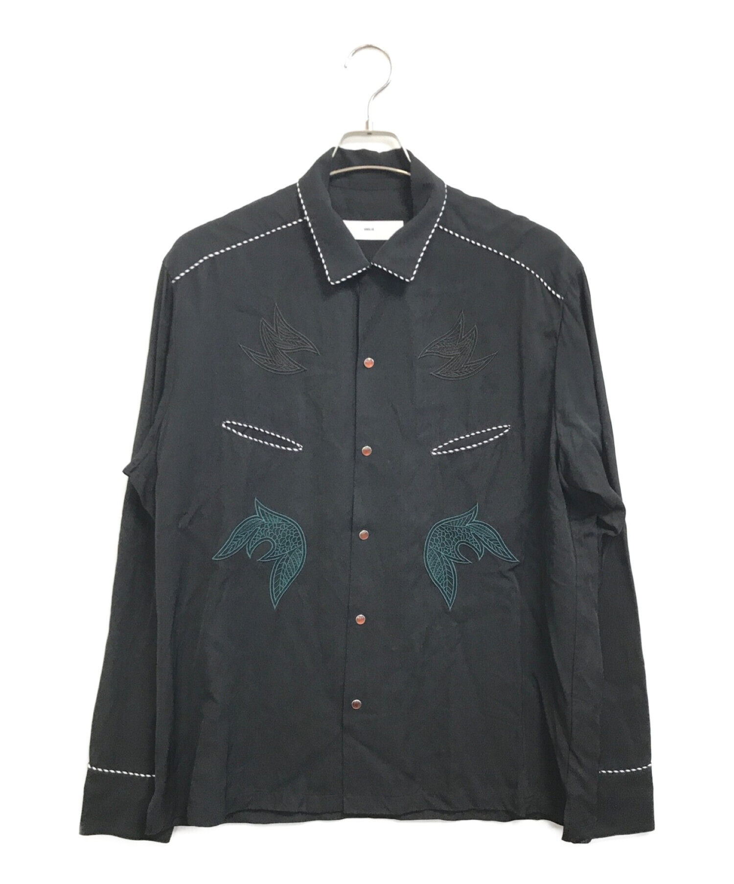 TOGA VIRILIS ウエスタンシャツ ホワイト L 個性派 トレンド toga