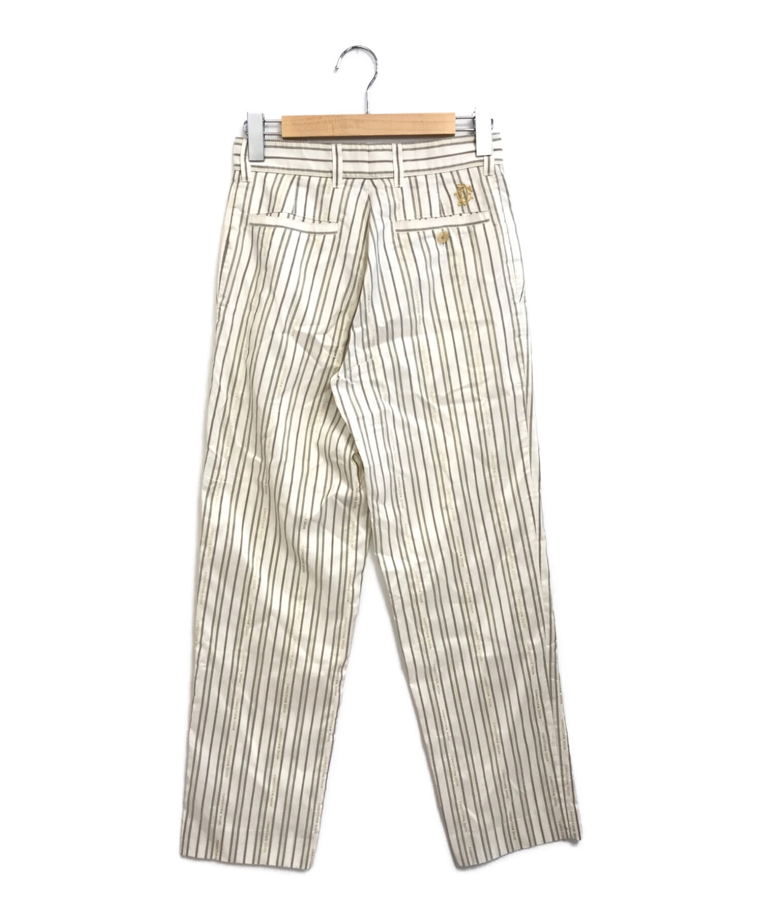 Dior Homme (ディオール オム) シルク混パンツ ホワイト サイズ:44