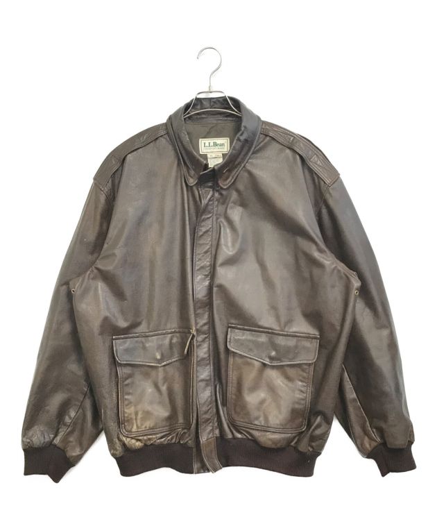 中古・古着通販】L.L.Bean (エルエルビーン) A-2 レザーフライト 