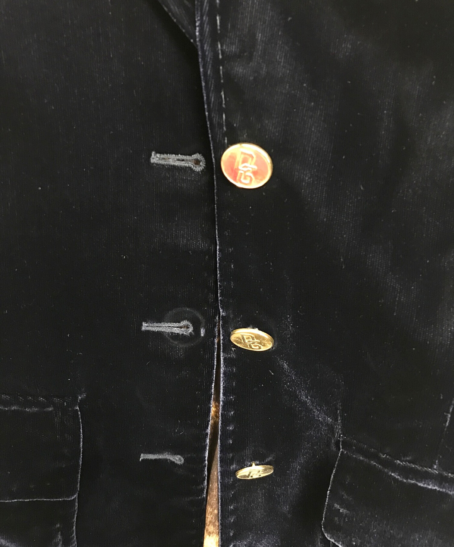 中古・古着通販】DOLCE & GABBANA (ドルチェ＆ガッバーナ) ベルベット  